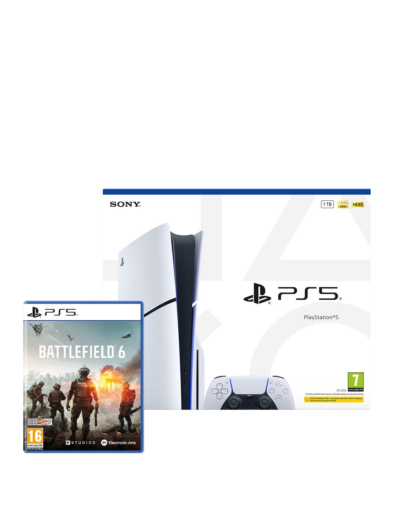 Image 1 of 8 of Playstation PlayStation&reg;5&nbsp;Disc Console &ndash; 1TB &amp;&nbsp;Battlefield 6