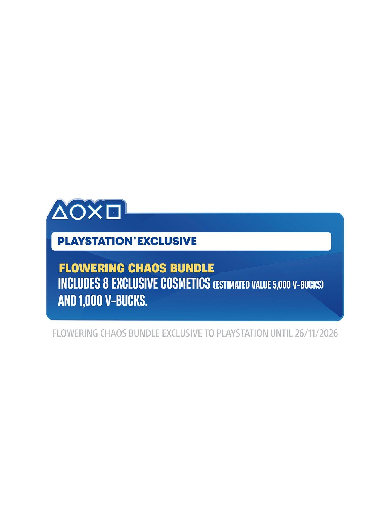 Image 2 of 7 of PlayStation 5 Digital Edition 825GB - Fortnite Flowering Chaos Bundle