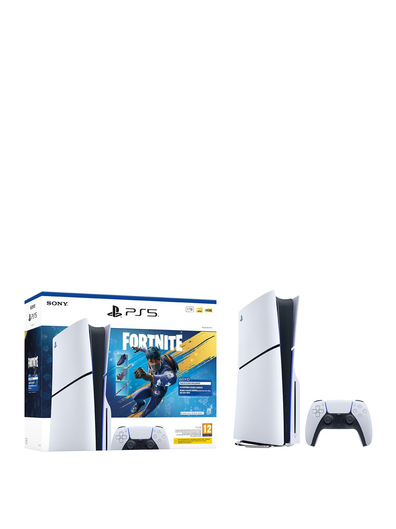 PlayStation 5 Disc Console 1TB - Fortnite Flowering Chaos Bundle