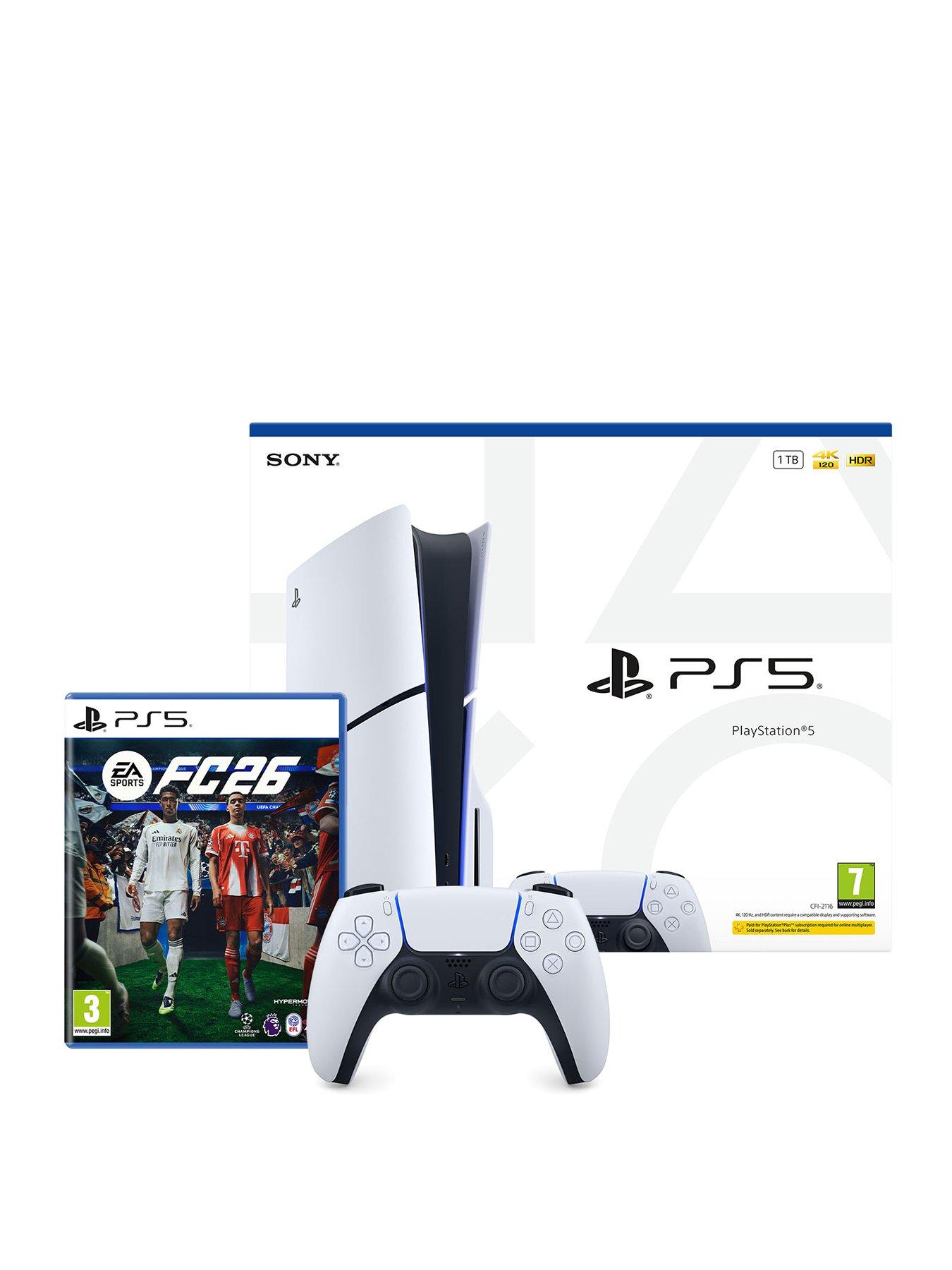 Image 1 of 8 of Playstation PlayStation&reg;5 Disc Console &ndash; 1TB with EA SPORTS FC&trade; 26 &amp; DualSense Wireless Controller