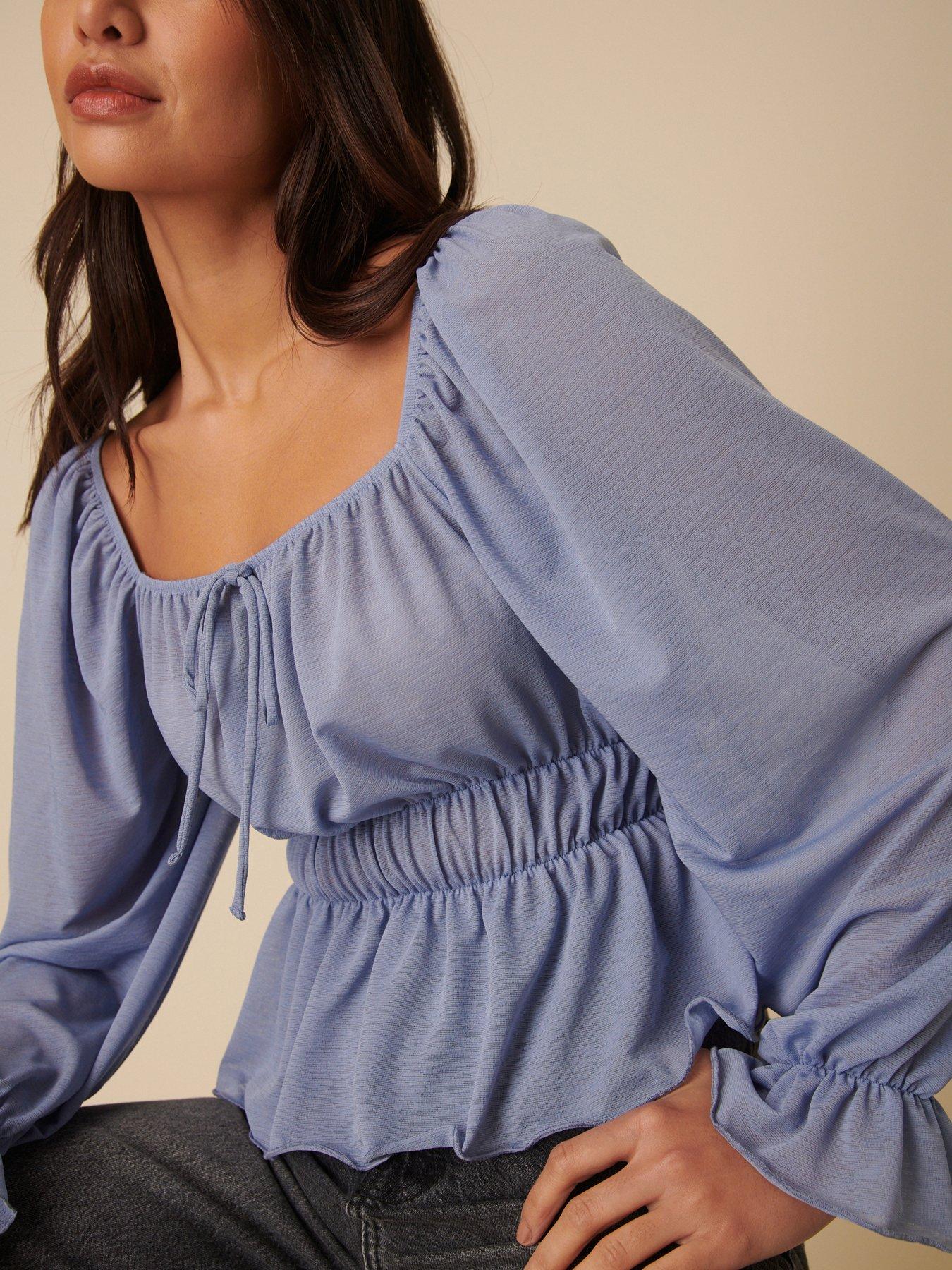 nobodys-child-square-neck-blouse-blueback