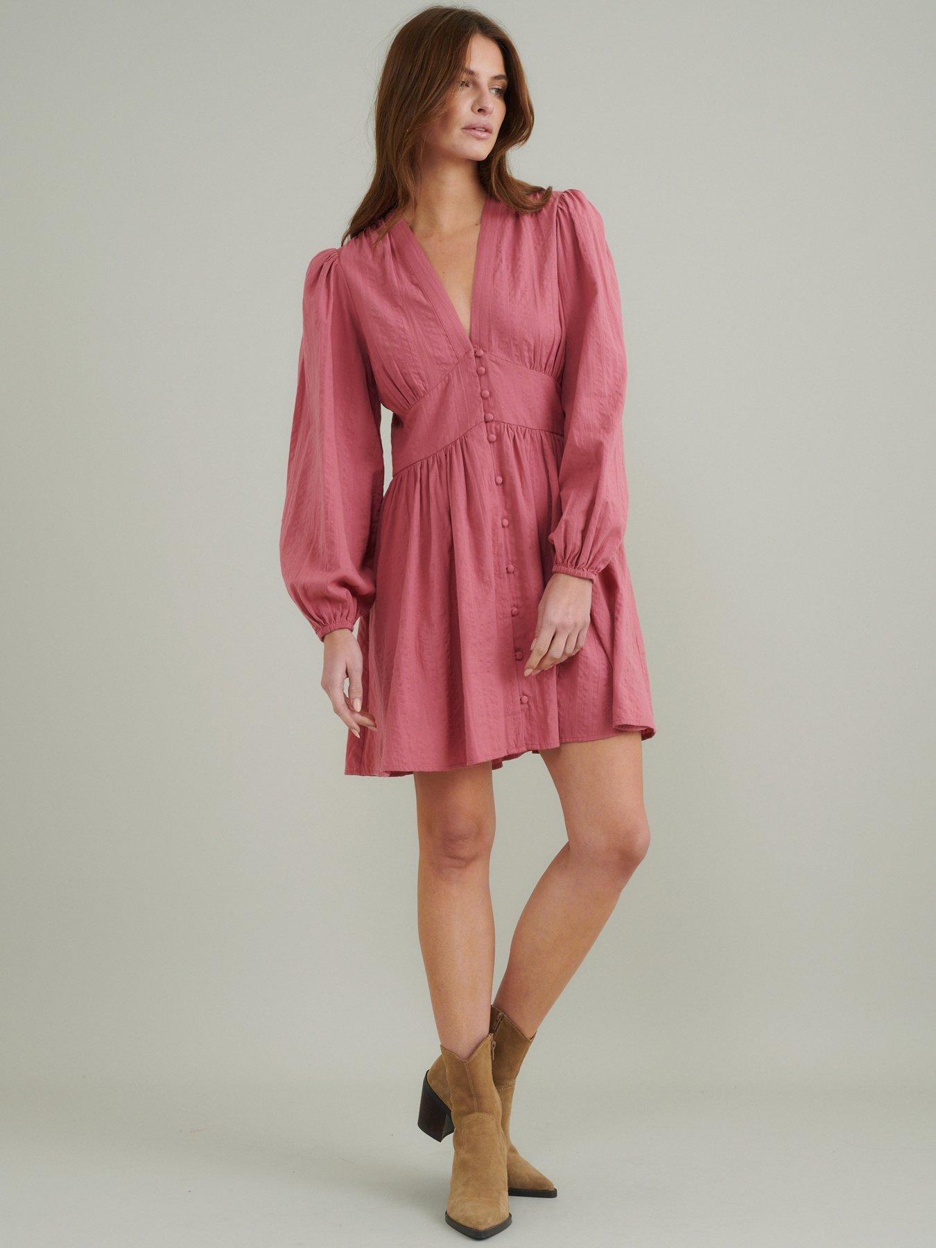 Image 1 of 4 of Nobodys Child Starlight Mini Dress - Pink