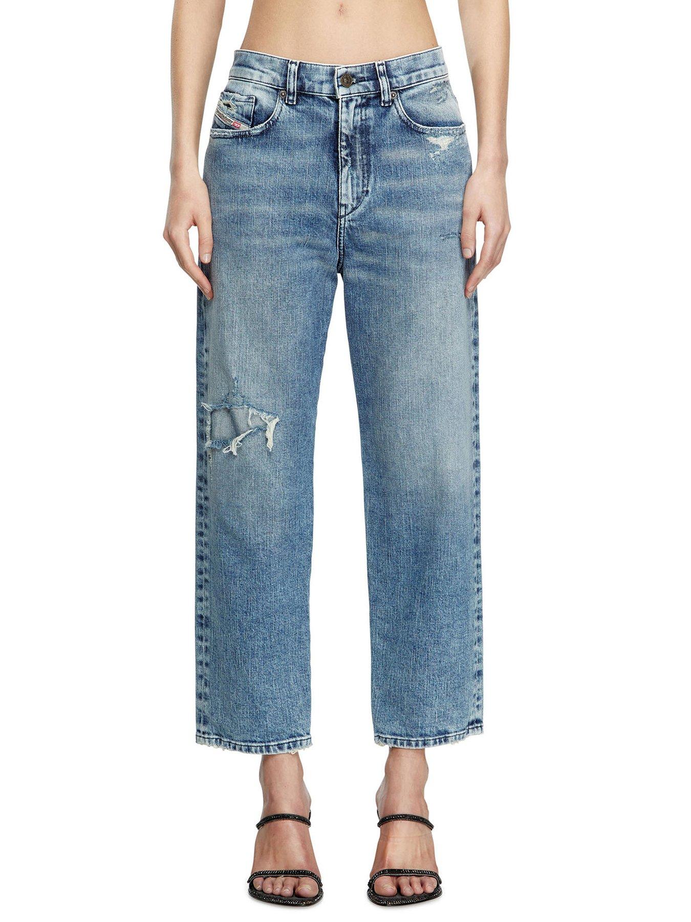 Diesel 2016 D-air Straight Fit Jeans - Mid Wash