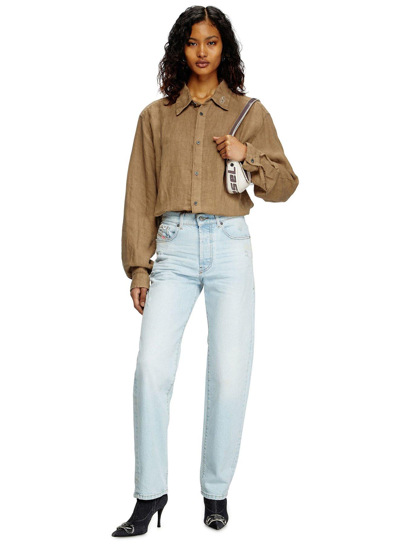 Image 3 of 5 of Diesel 1988 D-Ark Straight Fit Jeans - Light Wash