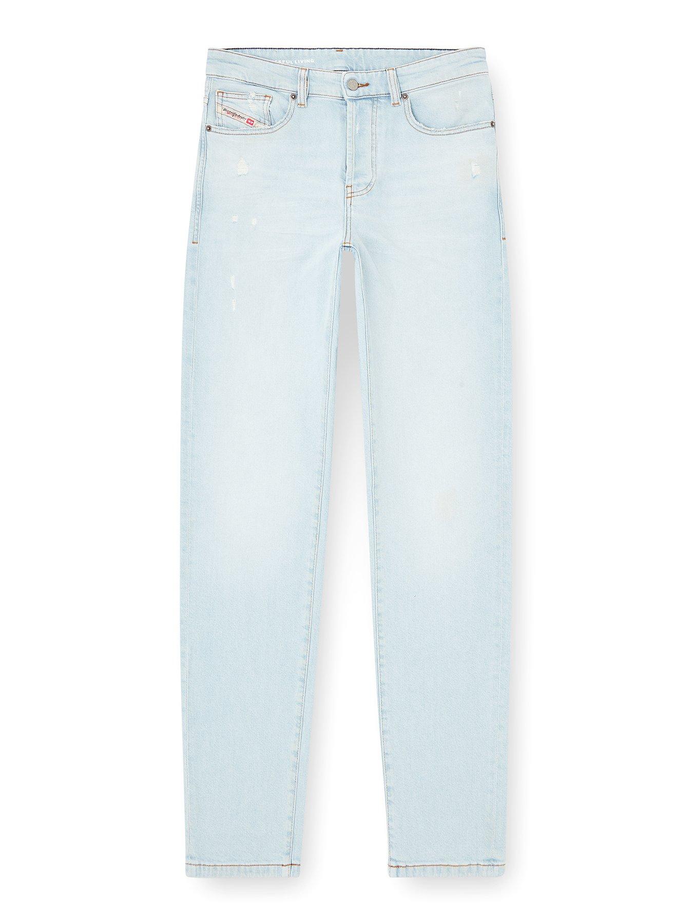 Image 5 of 5 of Diesel 1988 D-Ark Straight Fit Jeans - Light Wash