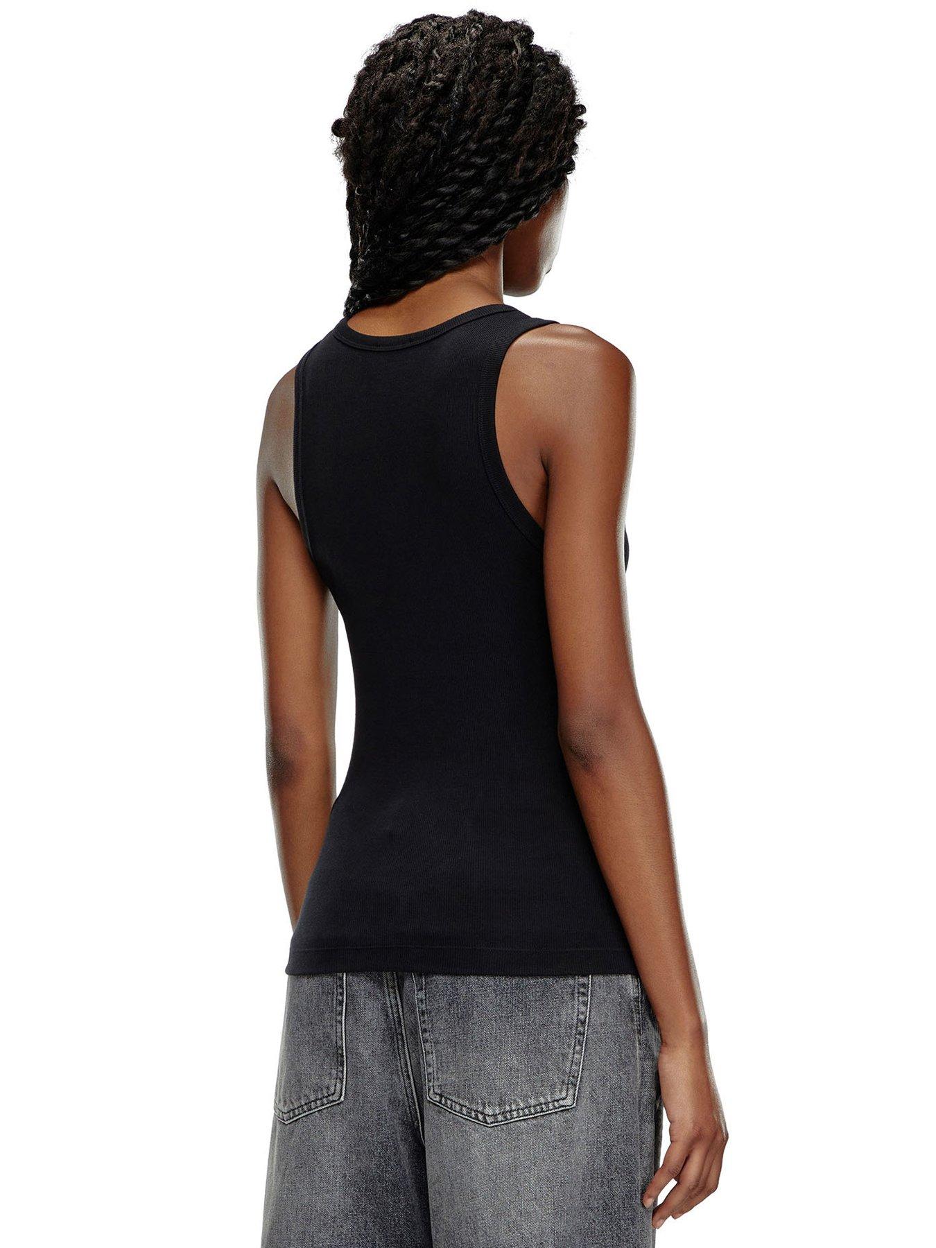 Image 2 of 4 of Diesel T-anky-d Small Logo Vest Top - Black
