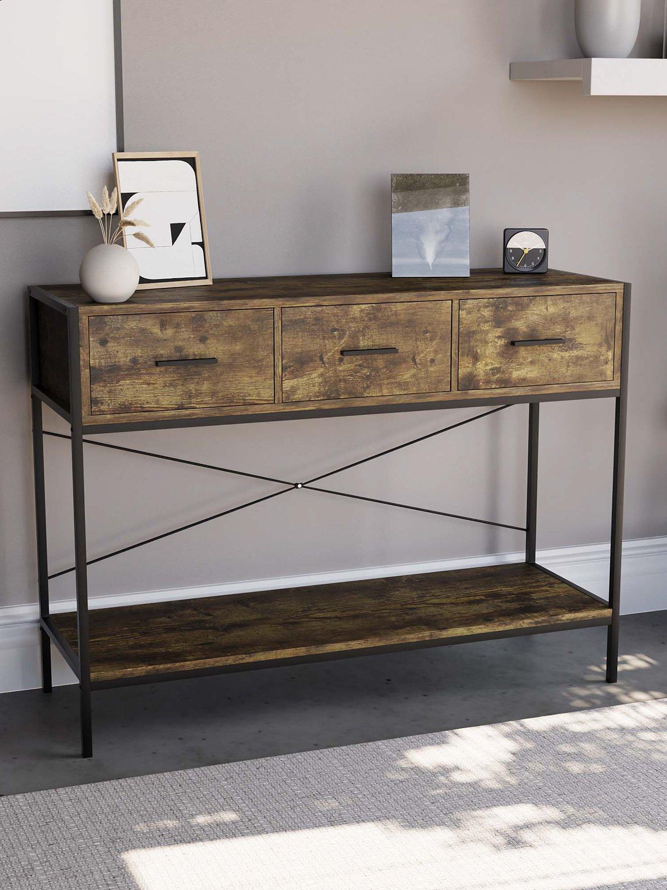 vida-designs-brooklyn-3-drawer-console-table-dark-oak