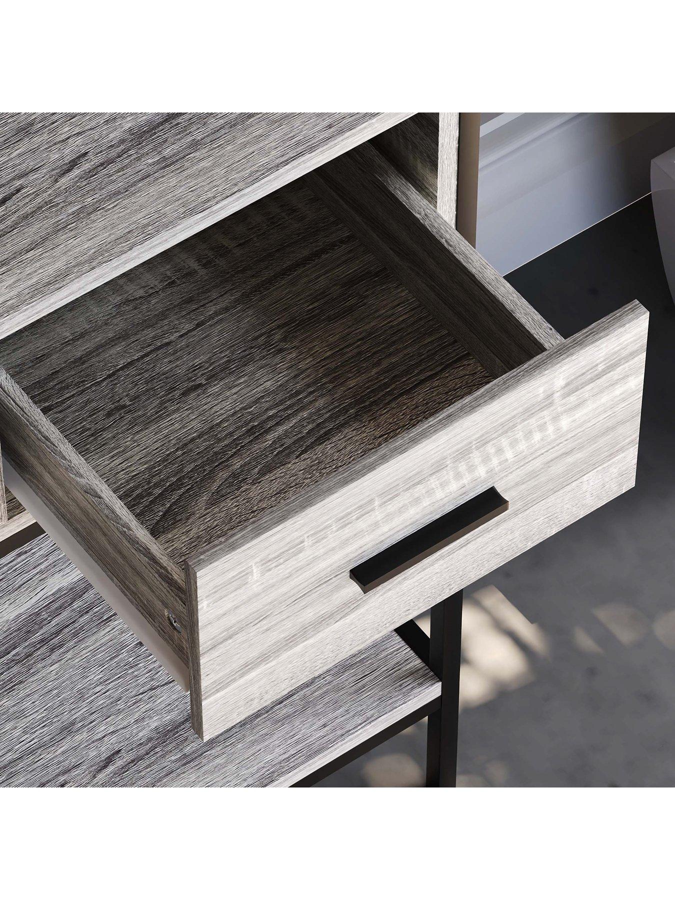 vida-designs-brooklyn-3-drawer-console-table-grey-oakdetail