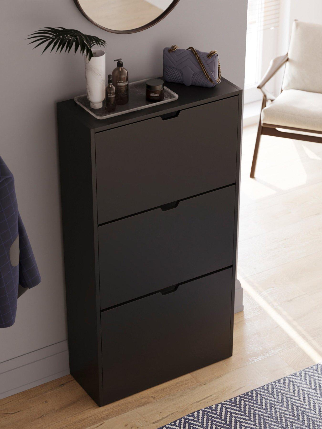 vida-designs-covenbsp3-drawer-shoe-cabinet-blacknbsp--fscreg-certifiedback