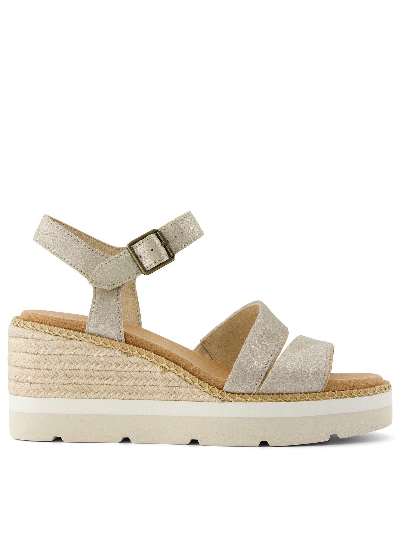 TOMS Darya Wedge Sandal - Light Natural