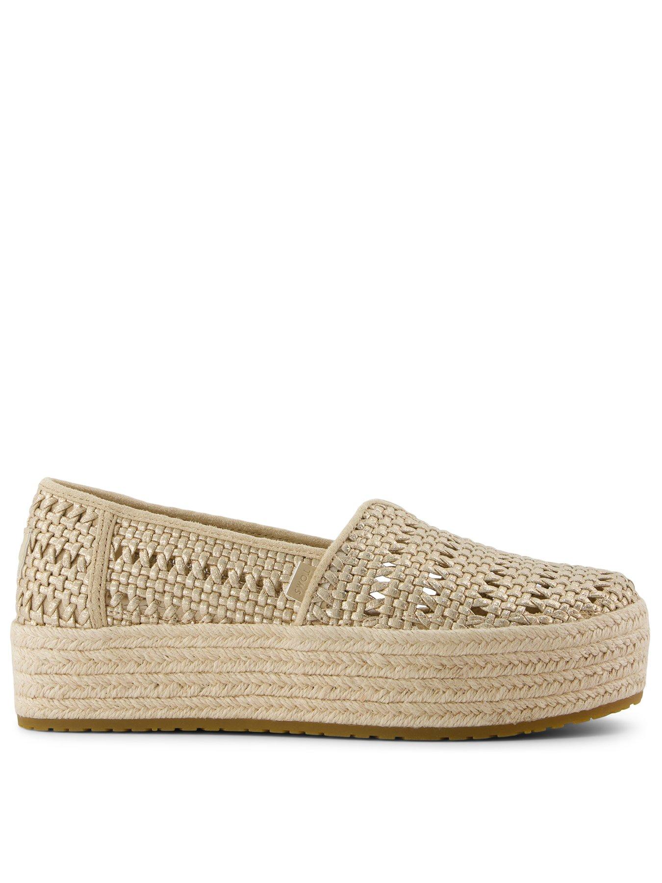 Image of TOMS Valencia Woven Espadrille - Beige