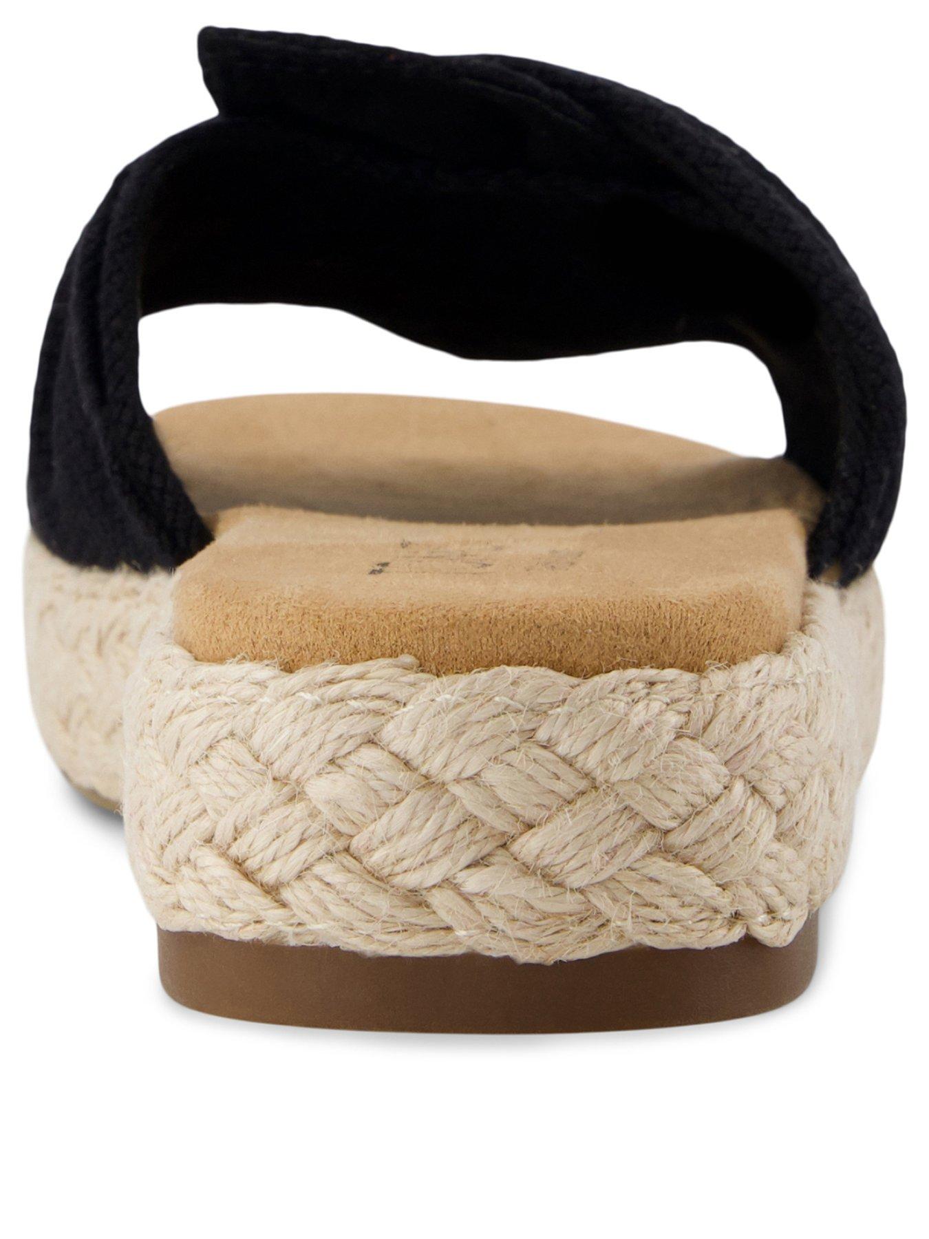Image 3 of 7 of TOMS Abby Sliders - Black