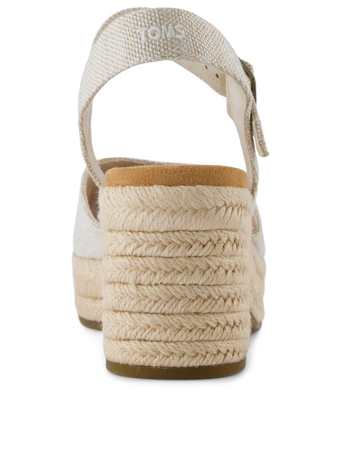 Image 3 of 7 of TOMS Isla Peep Toe Heeled Sandals - Light Natural