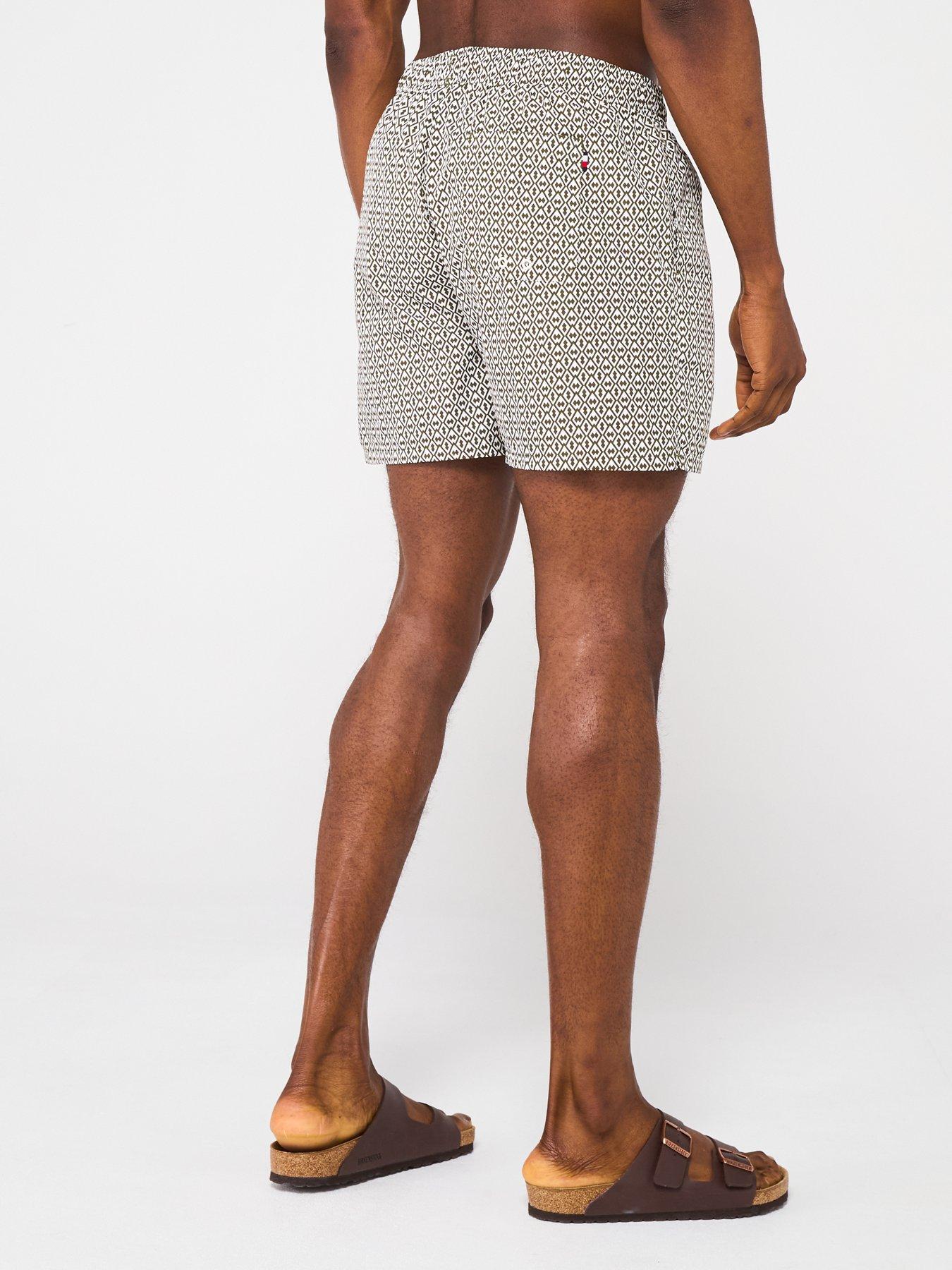tommy-hilfiger-medium-drawstring-geo-print-swim-shorts-dark-beigestillFront