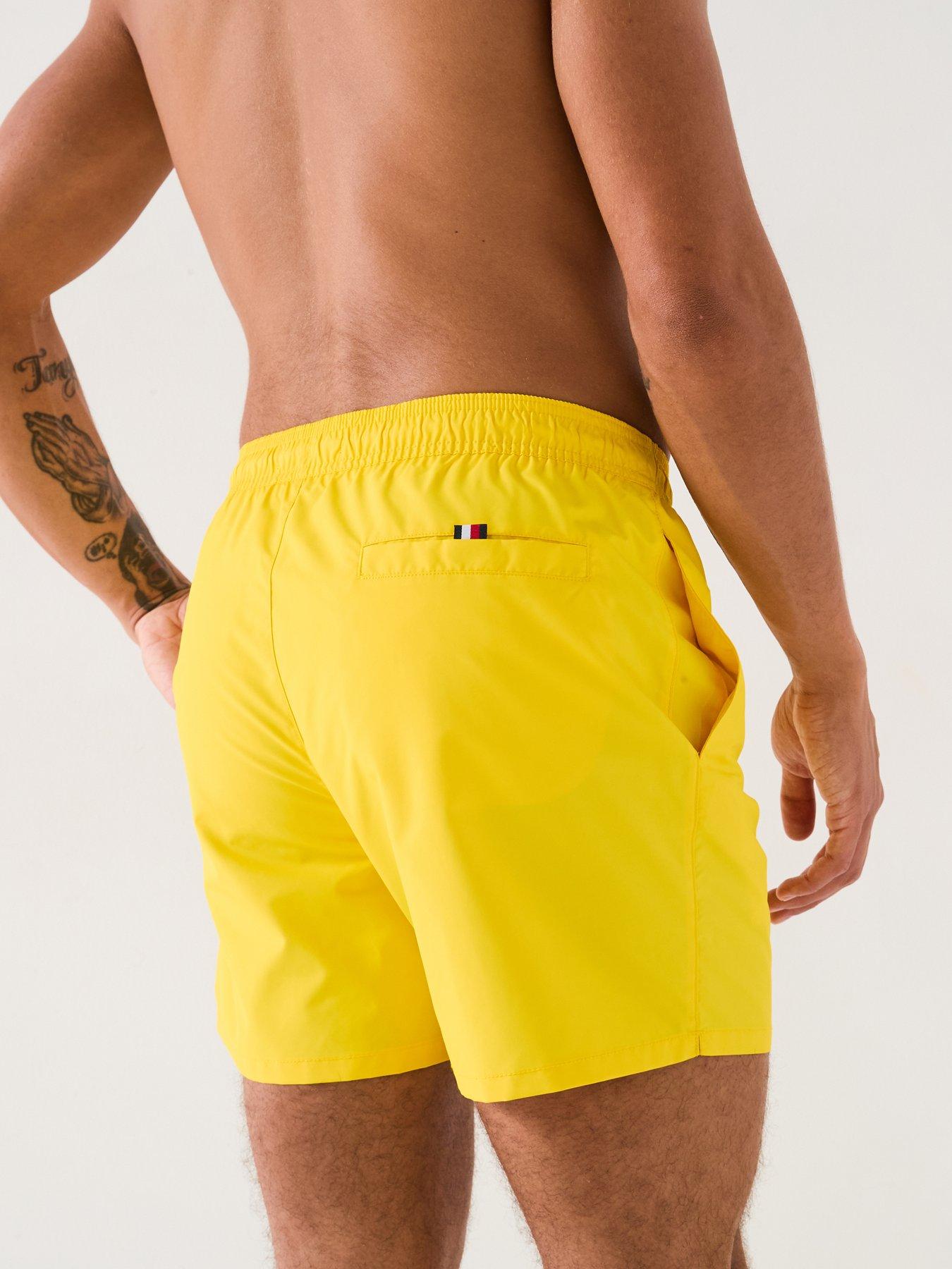 tommy-hilfiger-medium-drawstring-swim-shorts-yellowdetail