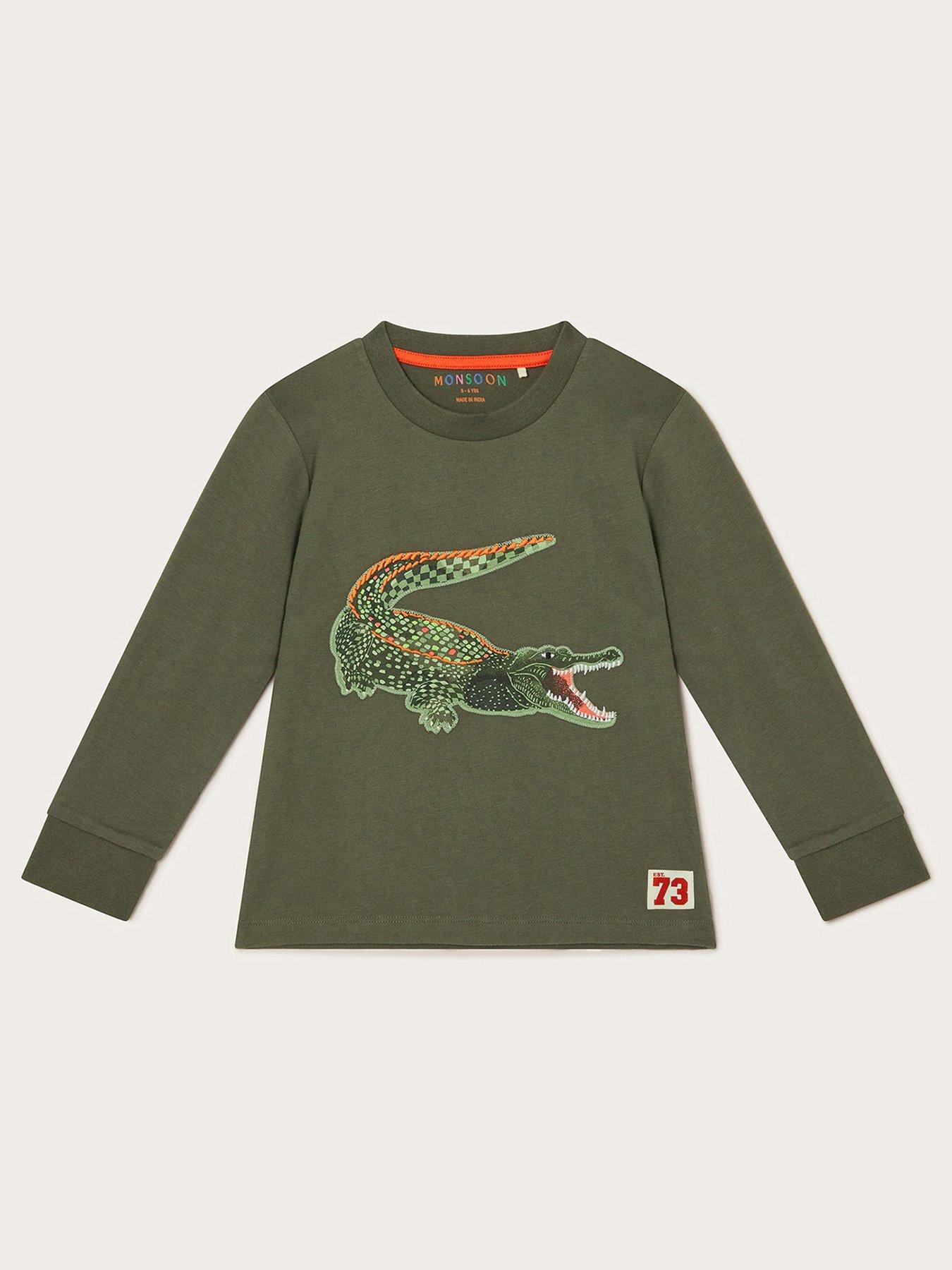 monsoon-boys-long-sleeve-crocodile-t-shirt-khaki