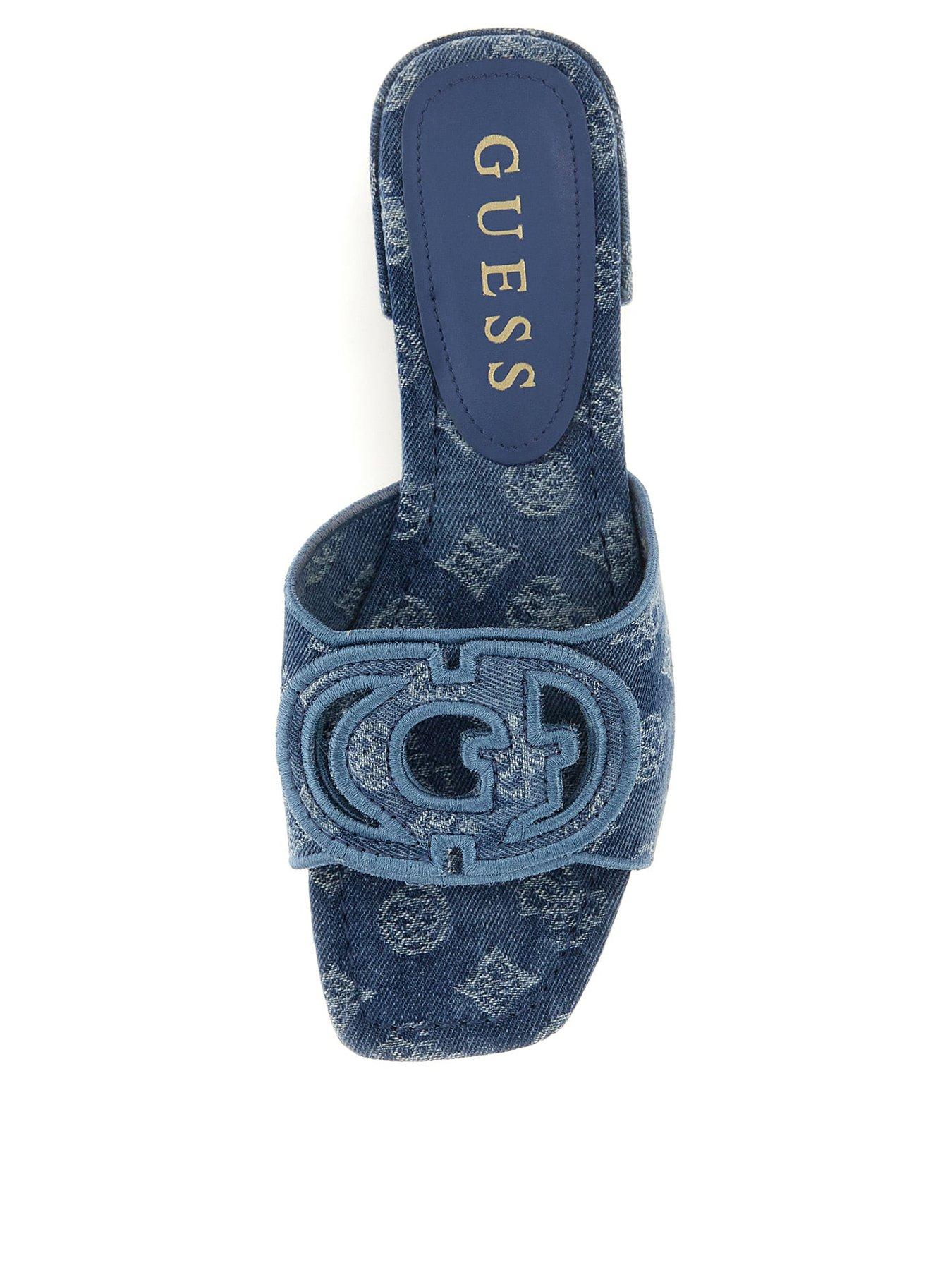 guess-tarishae-4g-logo-slip-on-sandal-bluestillFront