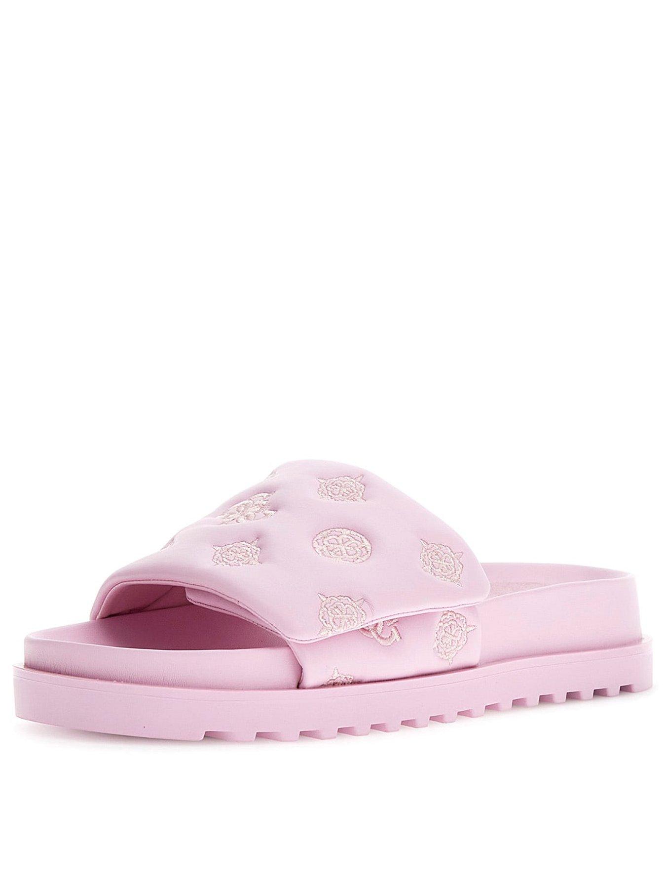 Image 1 of 5 of Guess Fabio2 Puffy Logo Slide