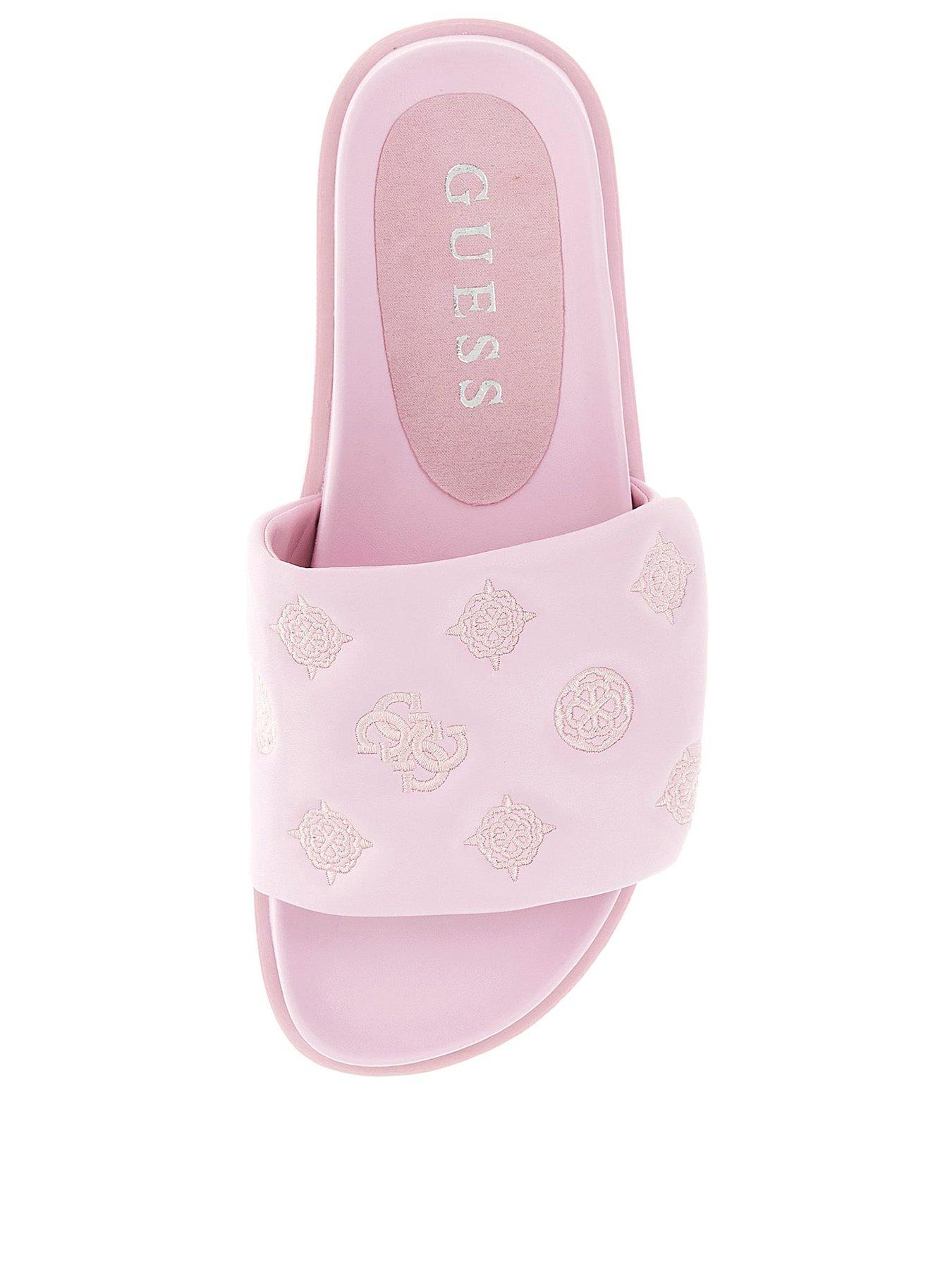 Image 2 of 5 of Guess Fabio2 Puffy Logo Slide