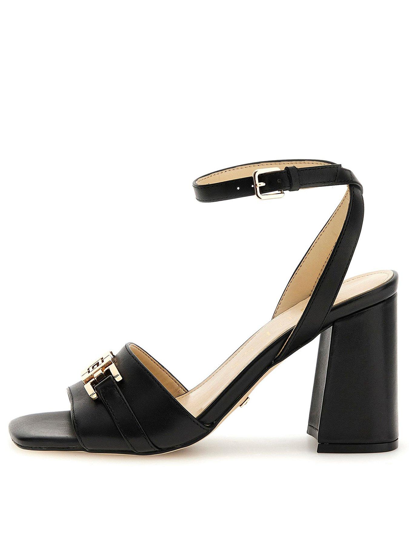 Image 3 of 4 of Guess Grato Block Heel Sandal - Black