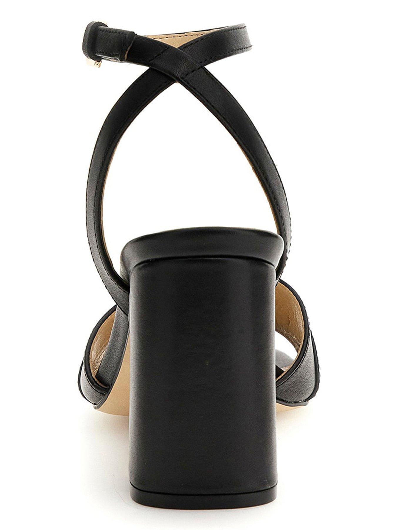 Image 4 of 4 of Guess Grato Block Heel Sandal - Black