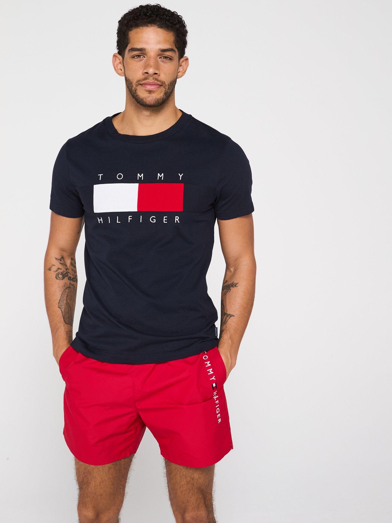 tommy-hilfiger-medium-drawstring-swim-shorts-redback