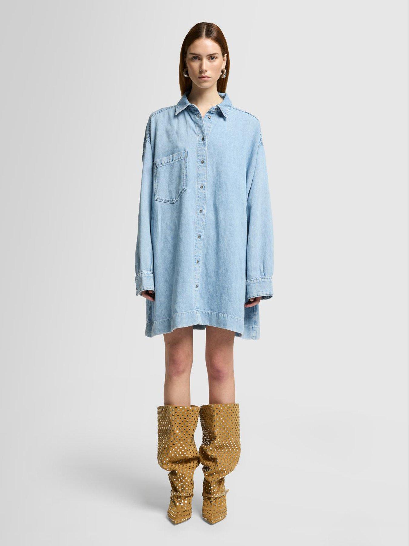 7-for-all-mankind-overshirt-denim-dress-light-blue