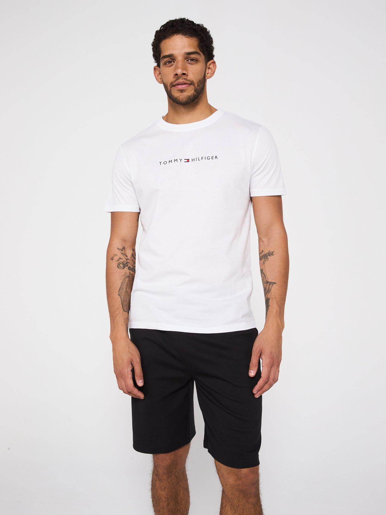 undefined Tommy Hilfiger Short Sleeve Loungewear T-shirt - White