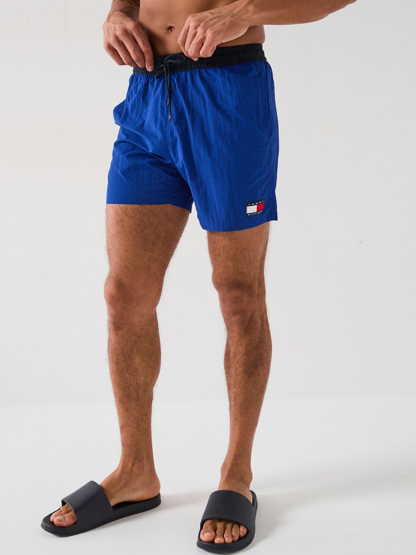 Image of Tommy Hilfiger Medium Drawstring Swimshorts - Blue