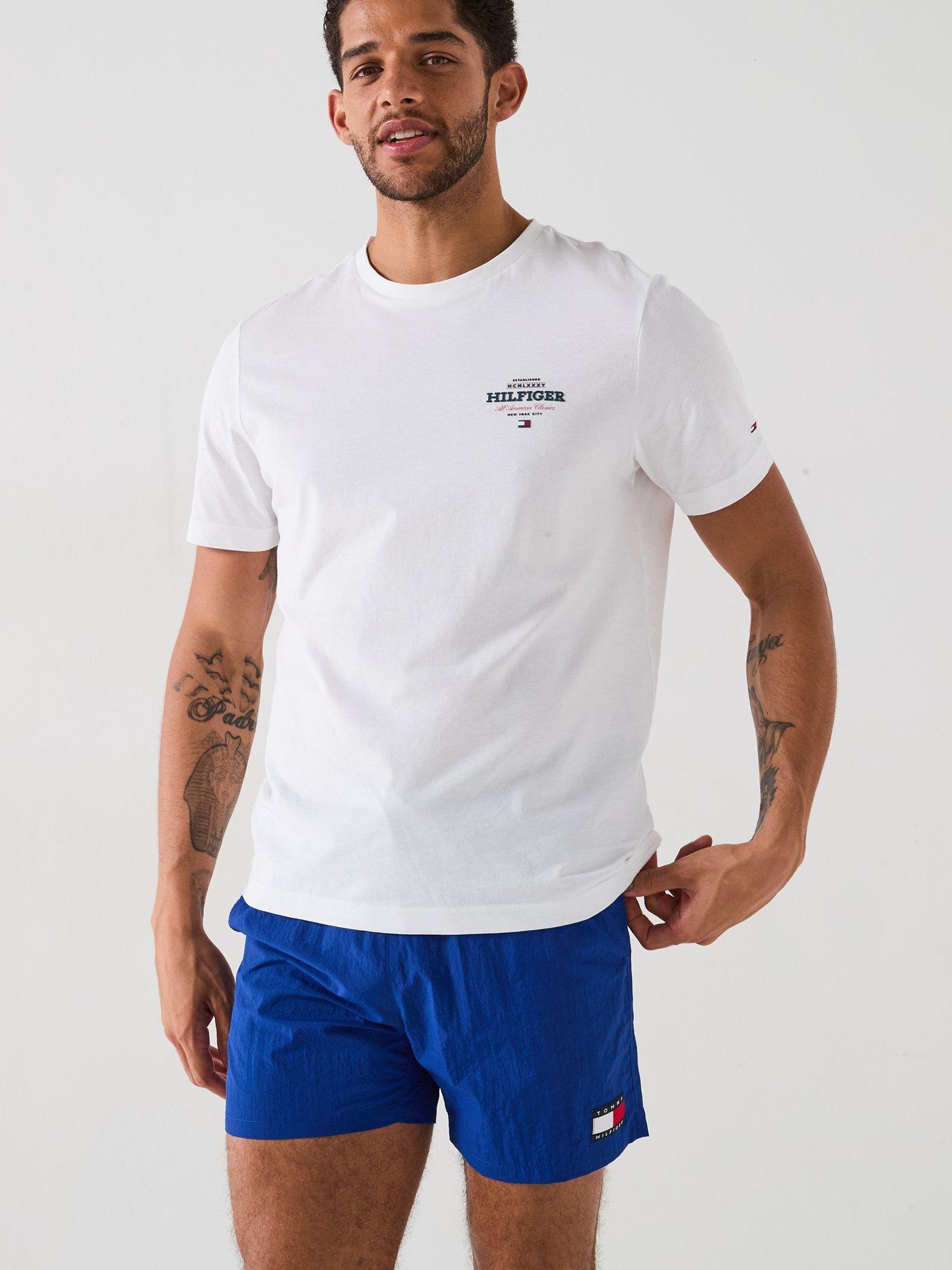 Image 6 of 6 of Tommy Hilfiger Medium Drawstring Swimshorts - Blue