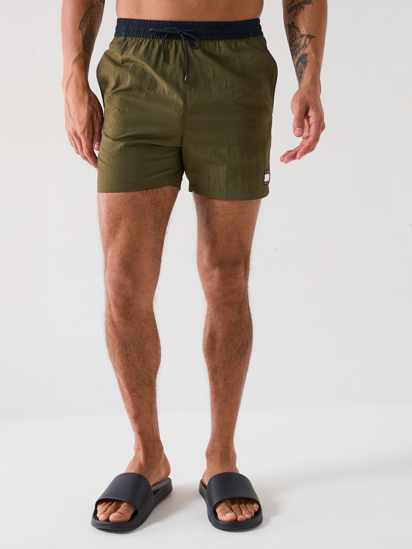 undefined Tommy Hilfiger Medium Drawstring Swimshorts - Khaki