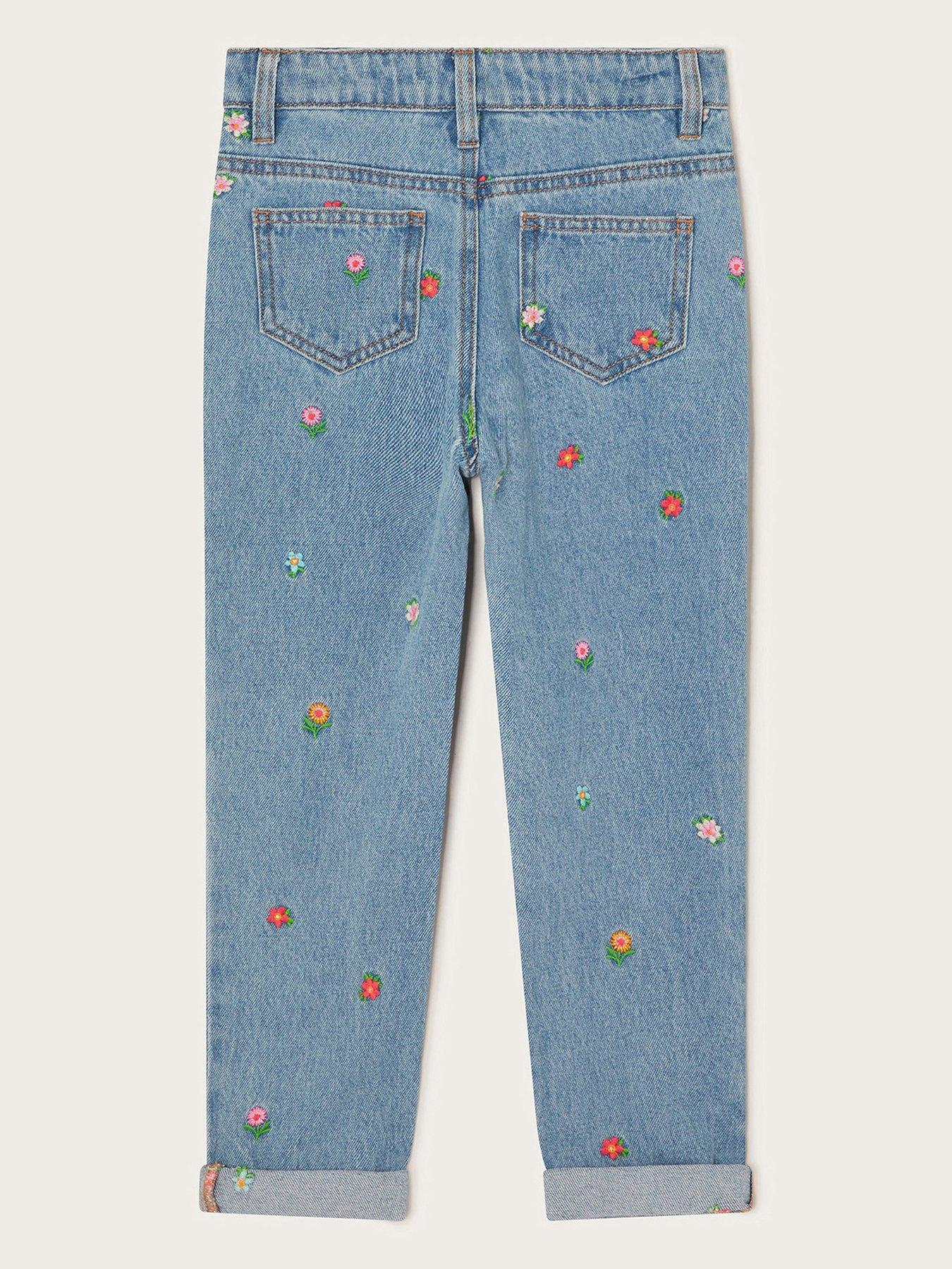 monsoon-girls-floral-embroidered-jeans-blueback