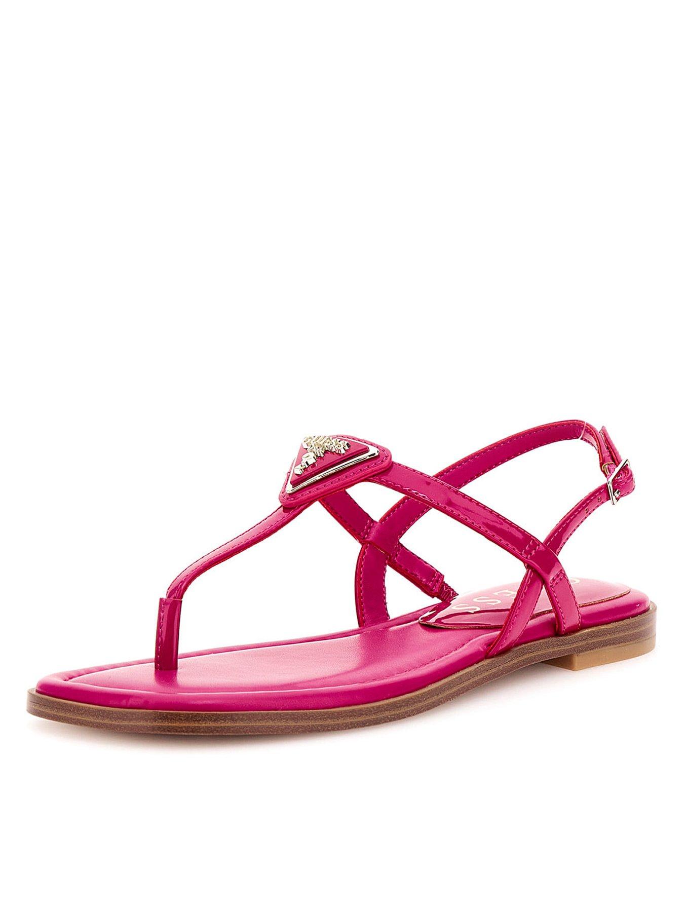 guess-rainey-flat-sandal-pinkfront