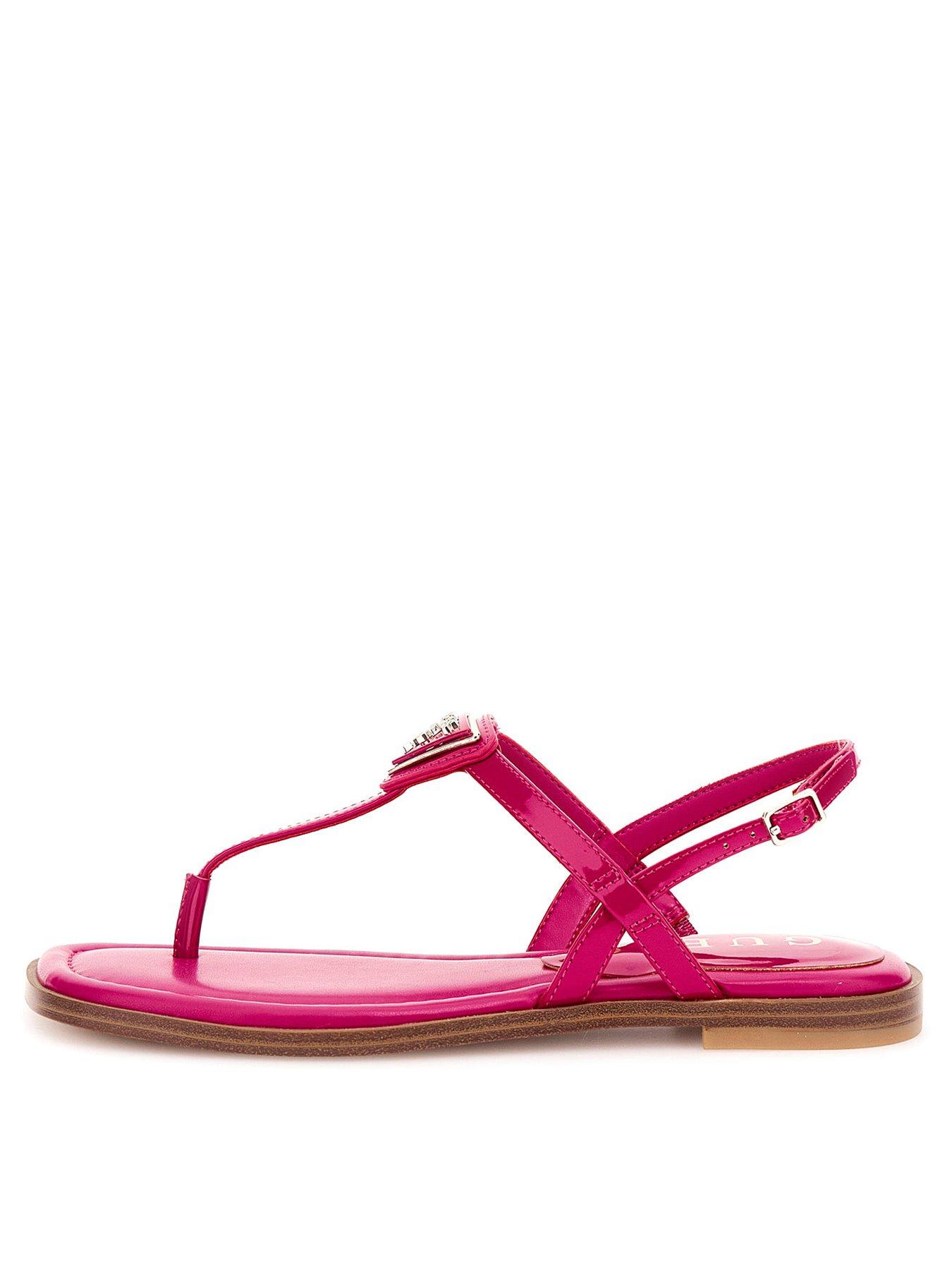 guess-rainey-flat-sandal-pinkstillFront