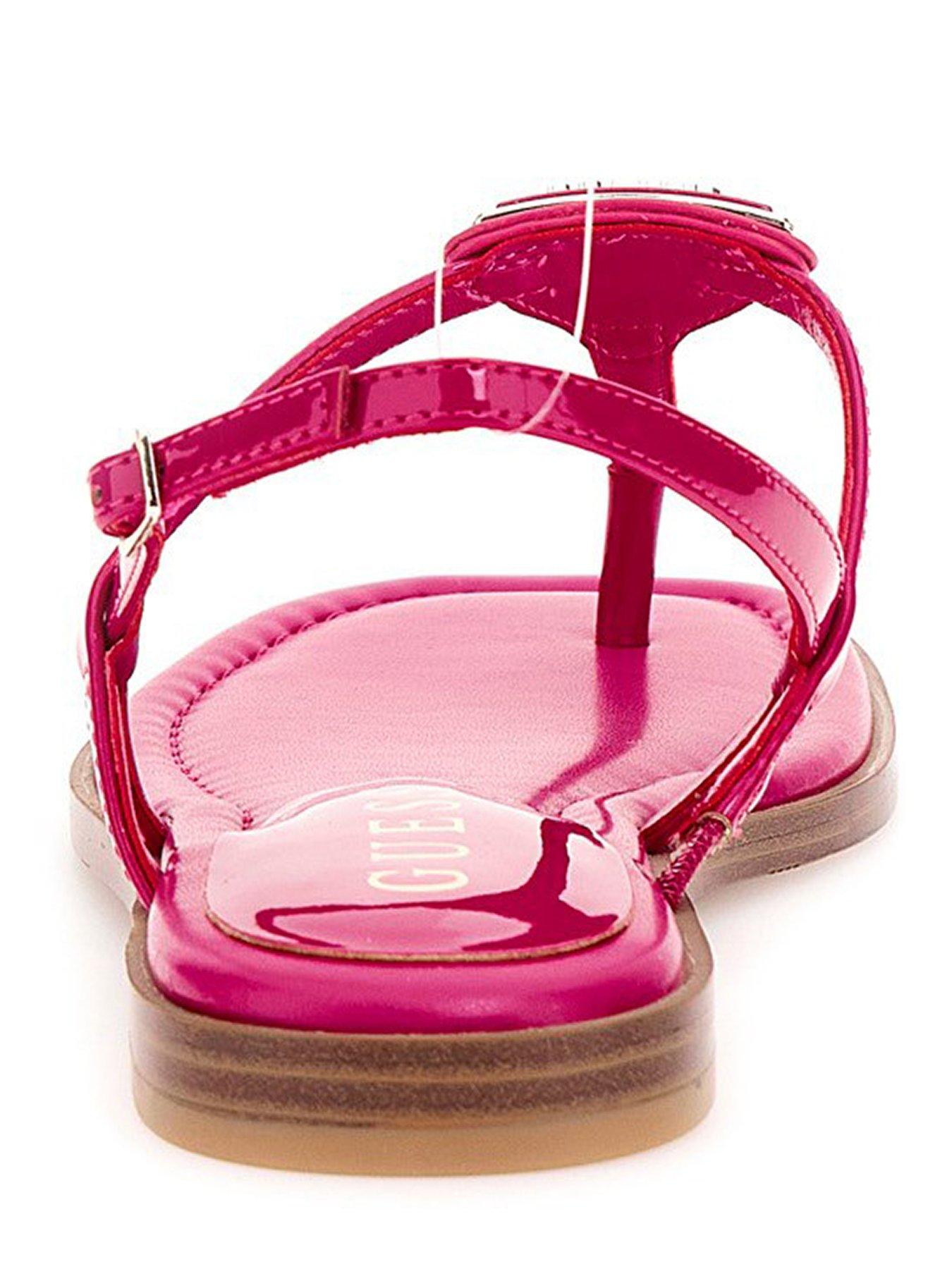 guess-rainey-flat-sandal-pinkoutfit