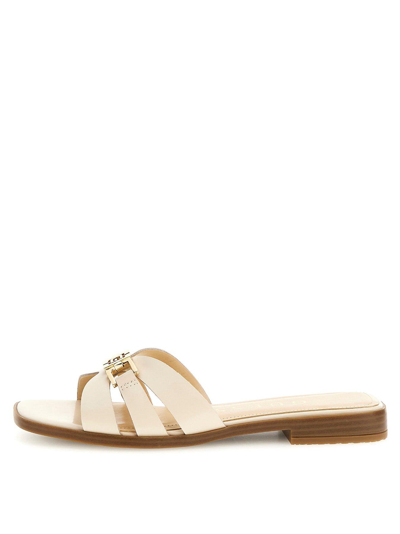guess-realla-chunky-logo-sandal-creamstillFront