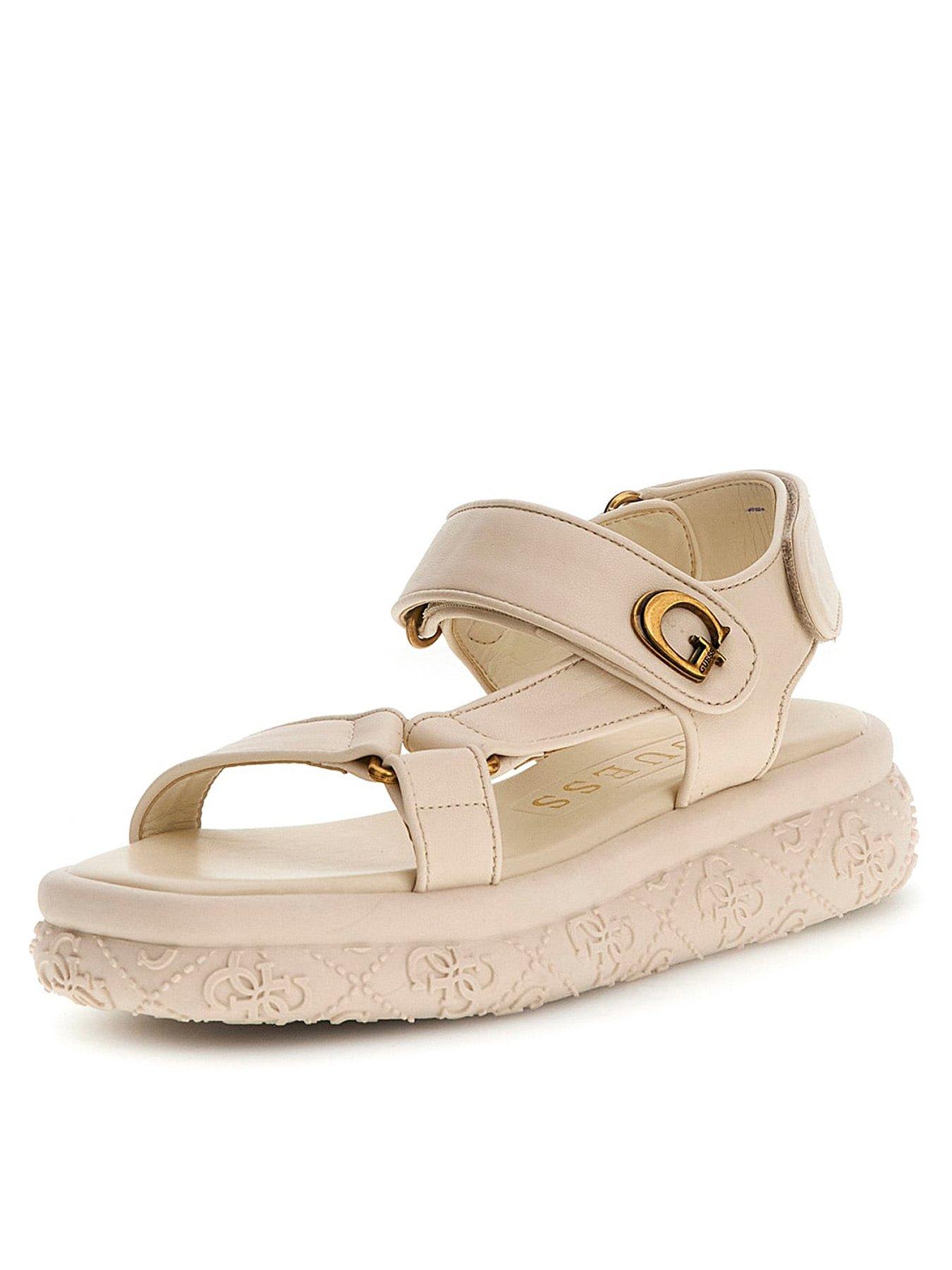 guess-lanara-chunky-sandal-cream