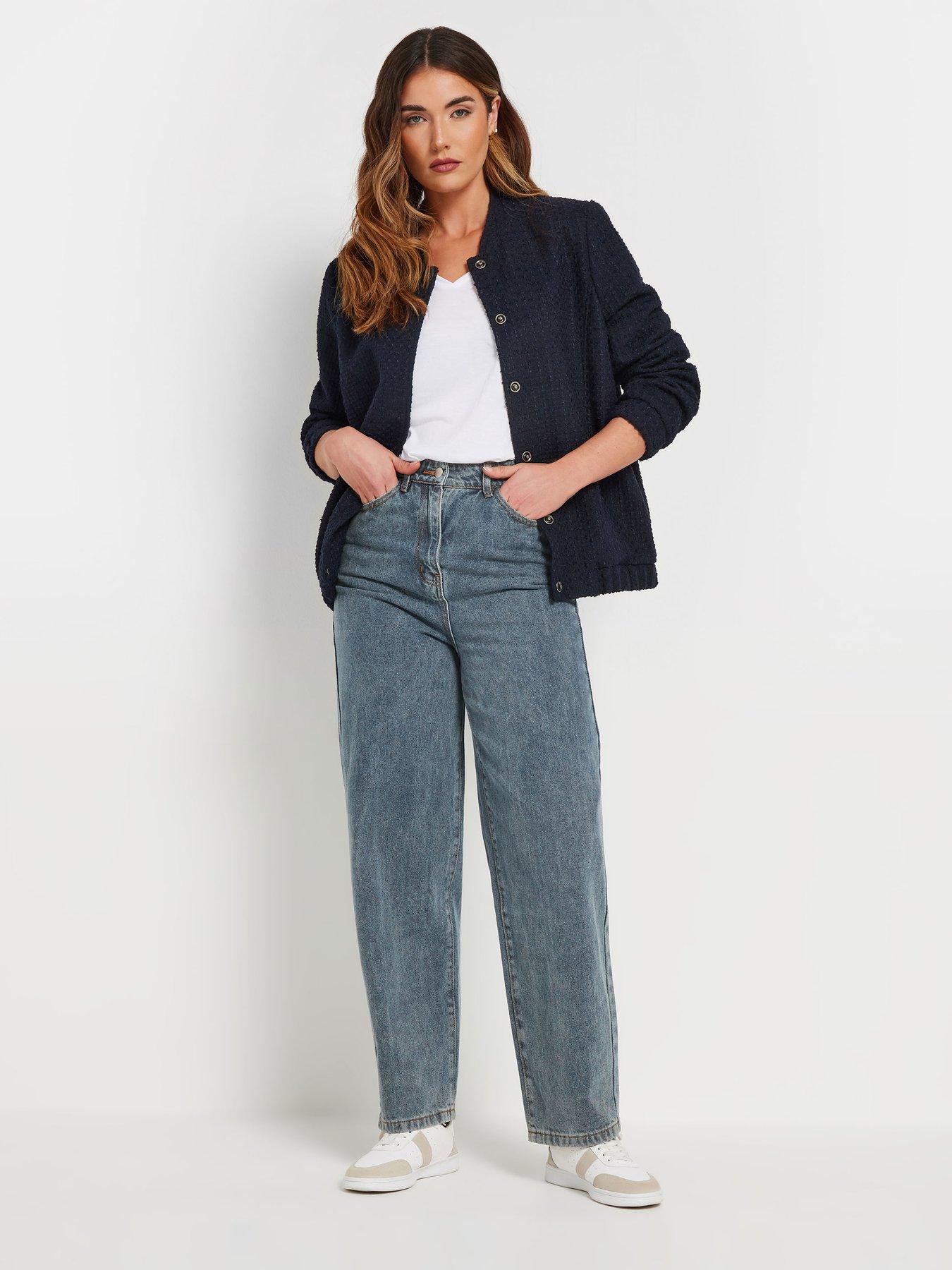 Image 3 of 4 of Long Tall Sally Barrel Leg Jean 34" - Blue