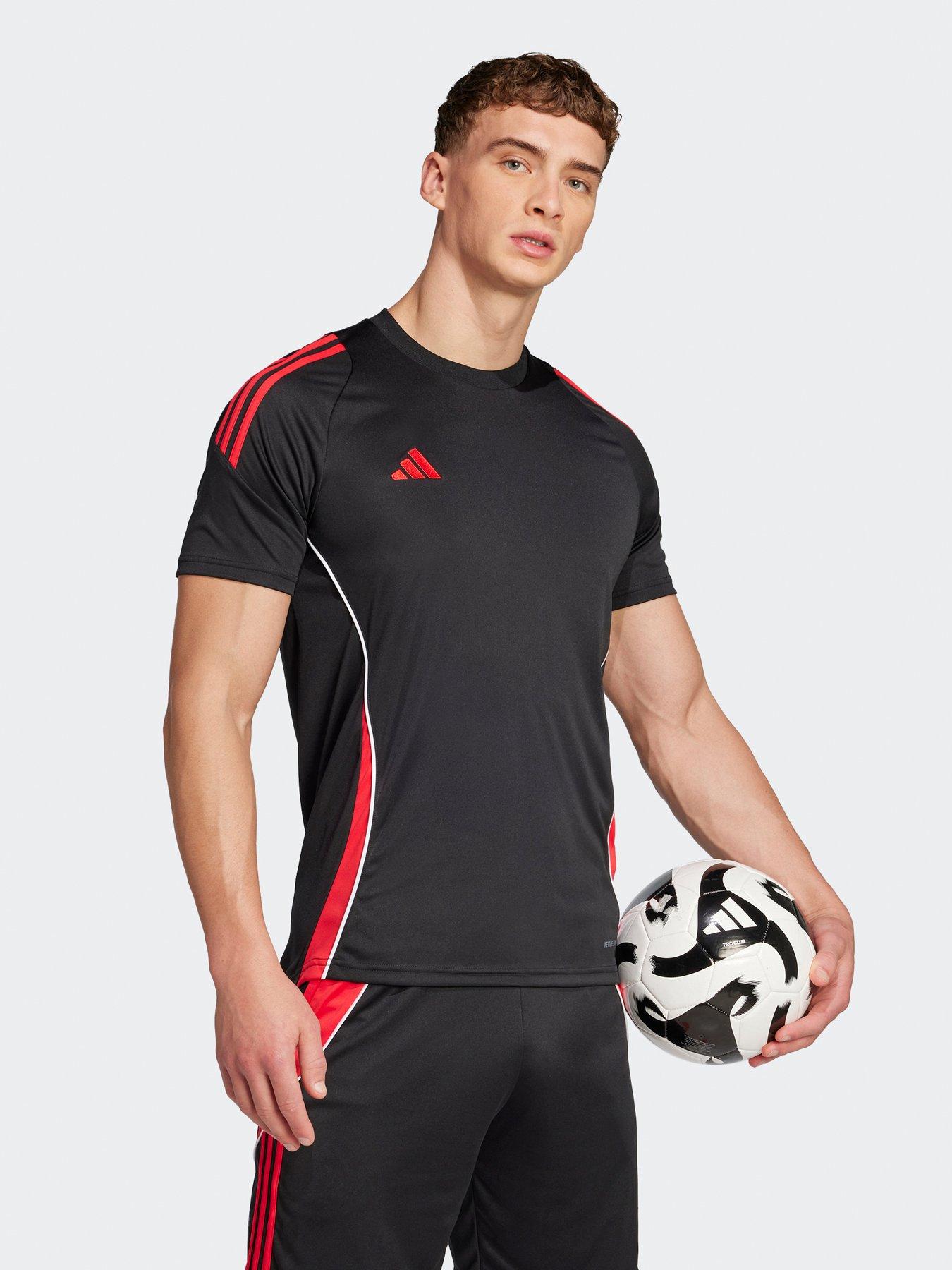Image 4 of 6 of adidas Mens Tiro 24 Training Jersey -black/red