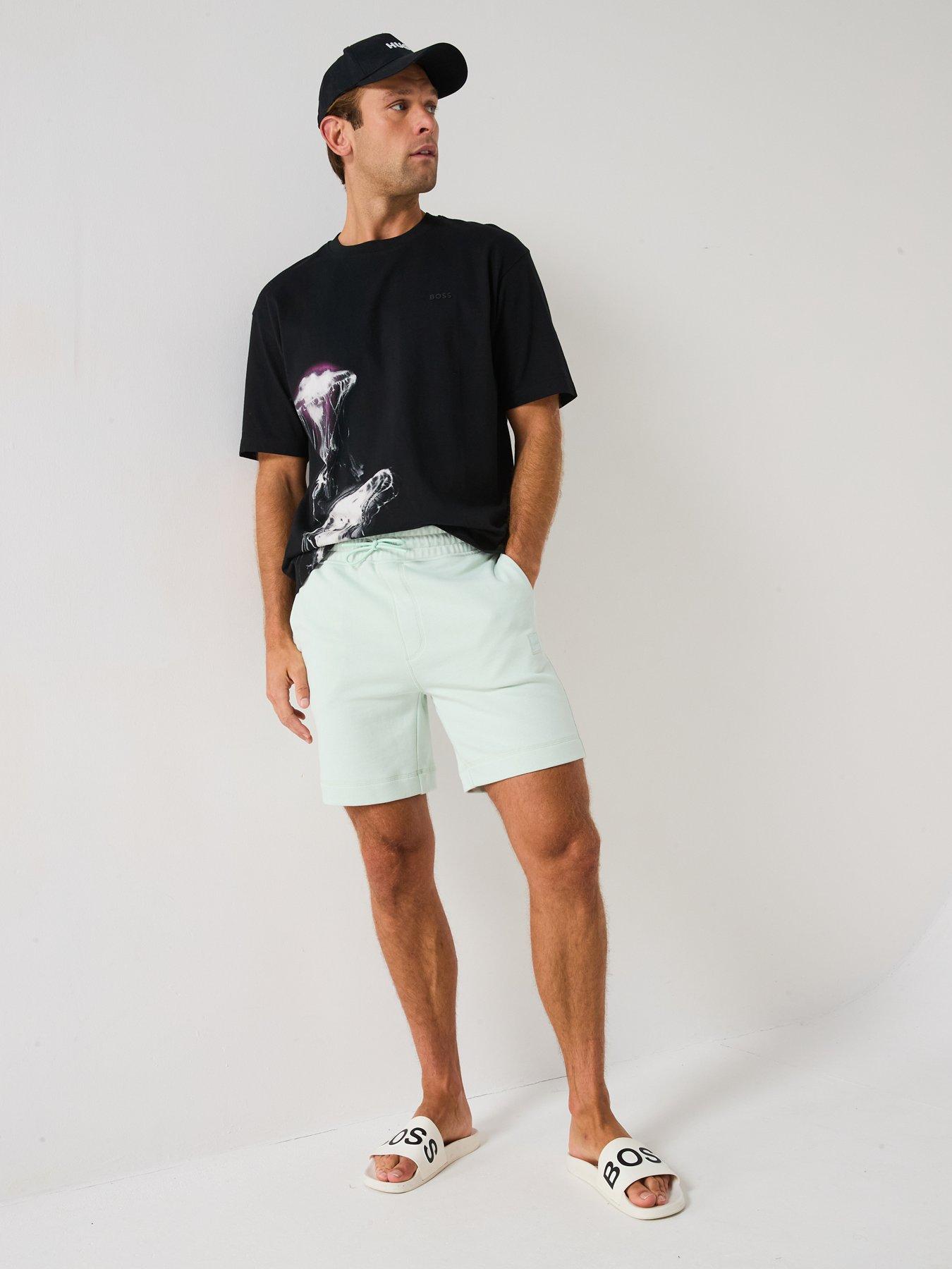 Image 3 of 6 of BOSS Sewalk Jersey Shorts - Open Blue