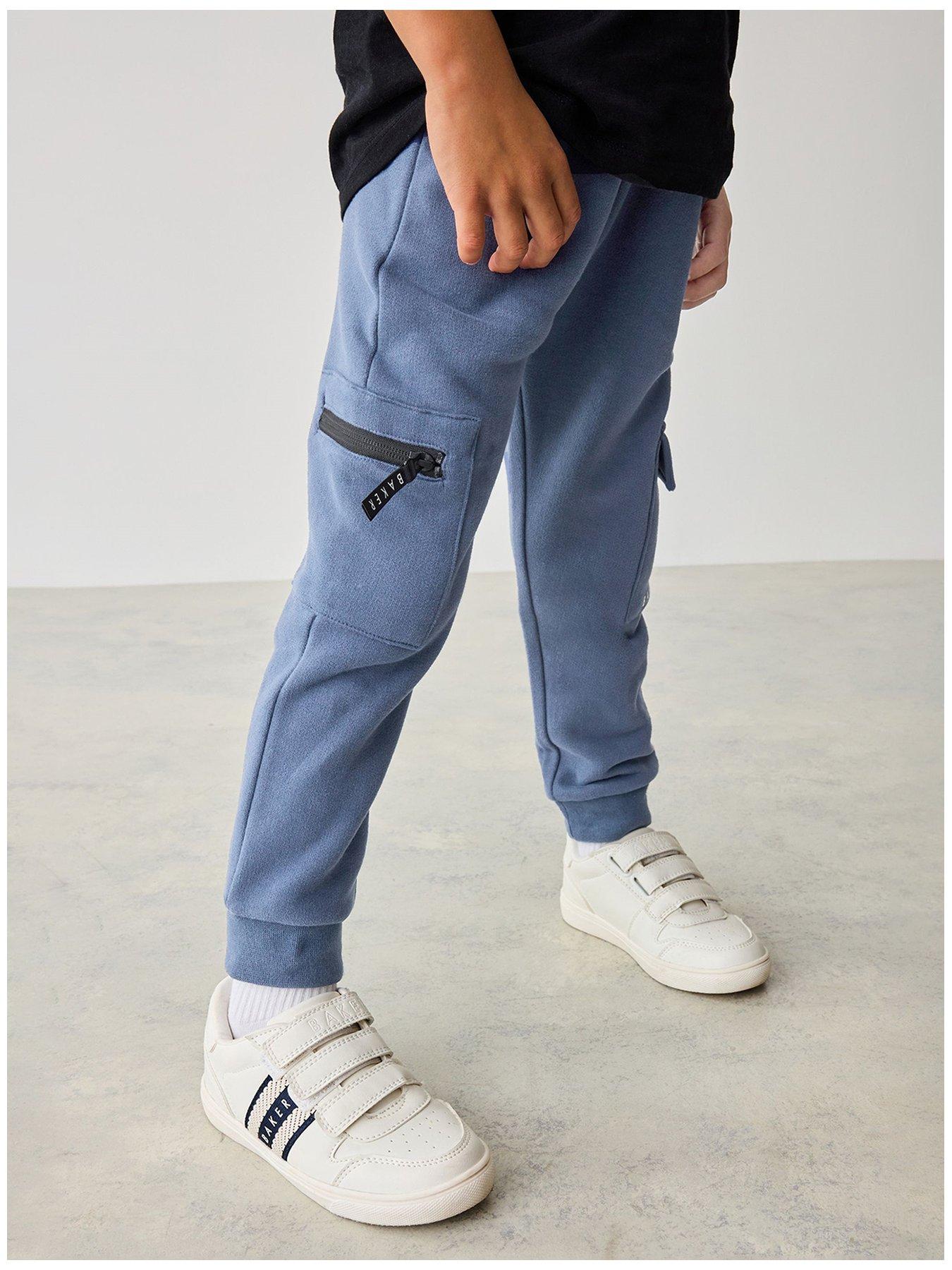 Image of Ted Baker Boys Cargo Joggers - Blue