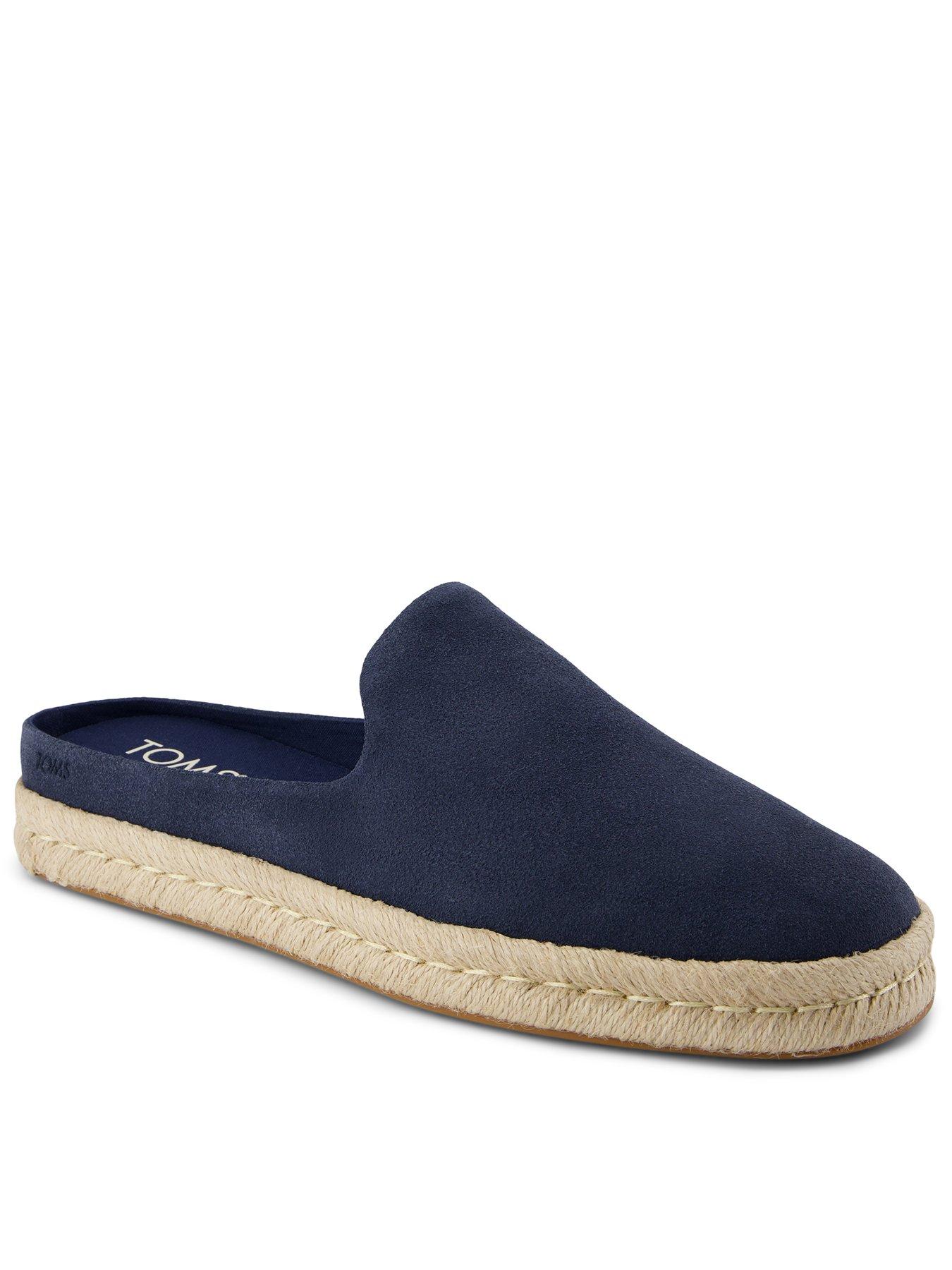 Image of TOMS Men's Santiago Mule Espadrilles - Navy