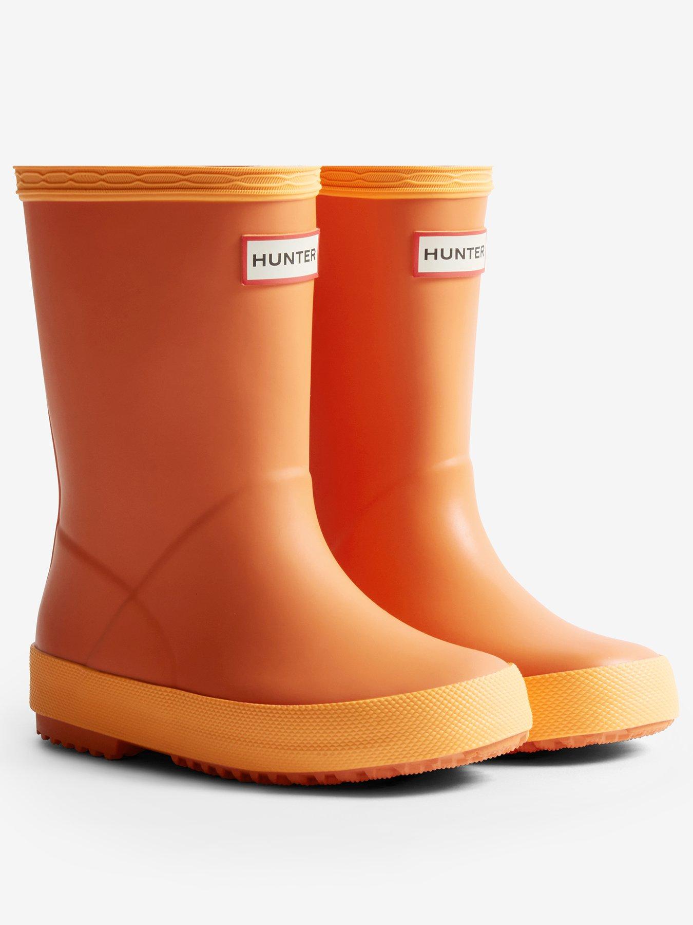 hunter-kids-first-boot-orangestillFront
