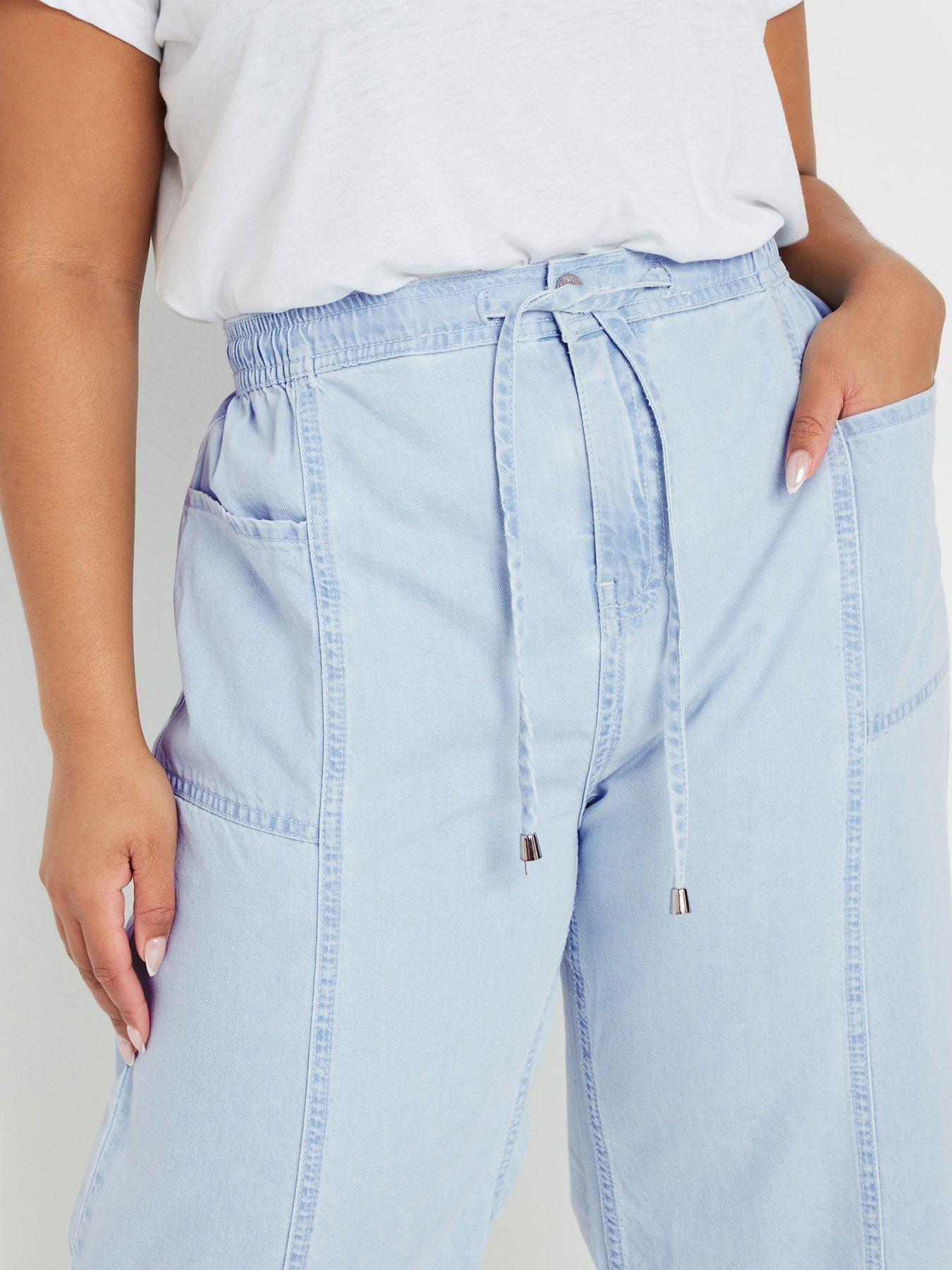 yours-curve-tie-waist-cropped-trouser-blueoutfit