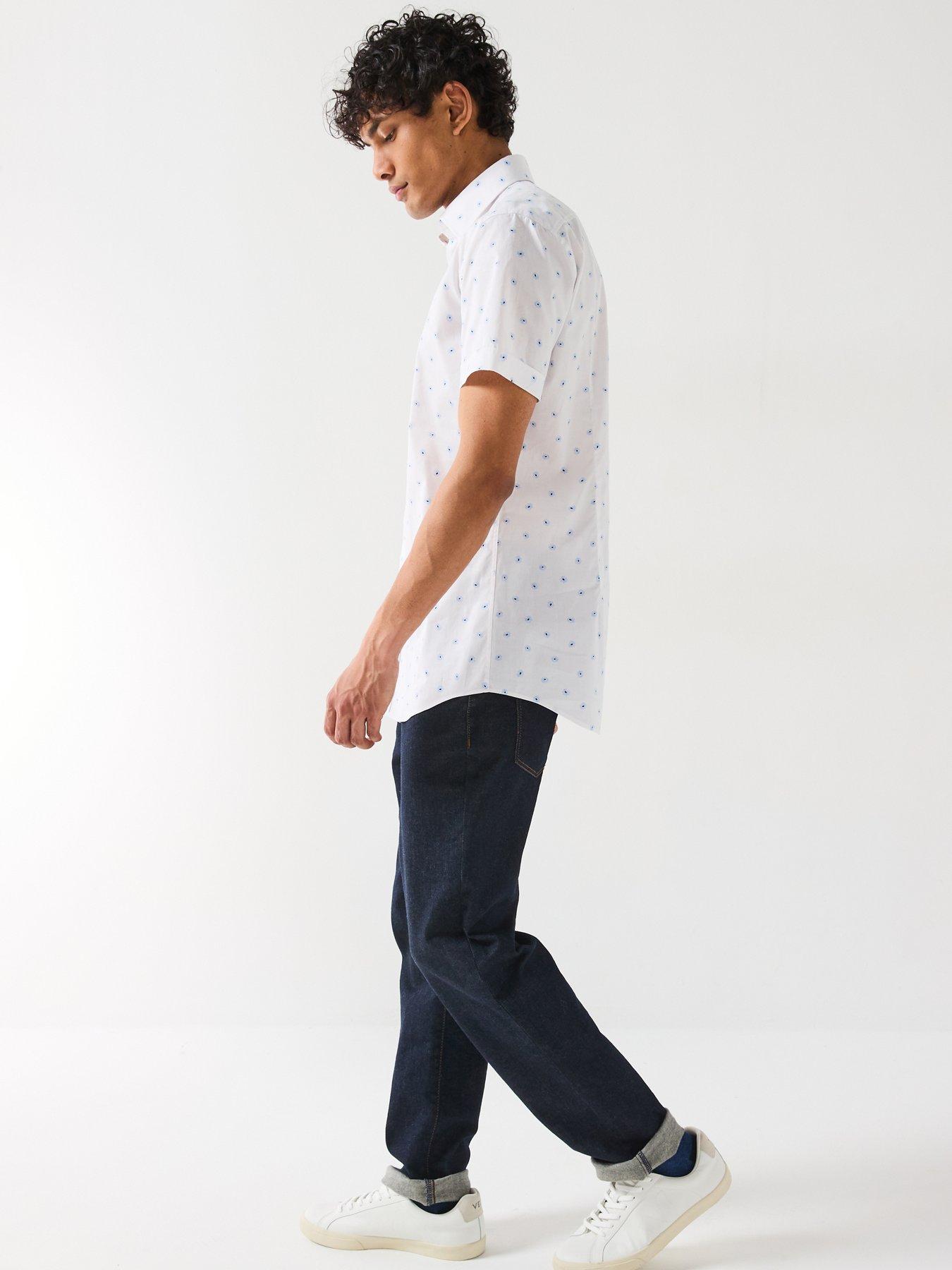 boss-h-hank-polka-dot-short-sleeve-shirt--light-blueback