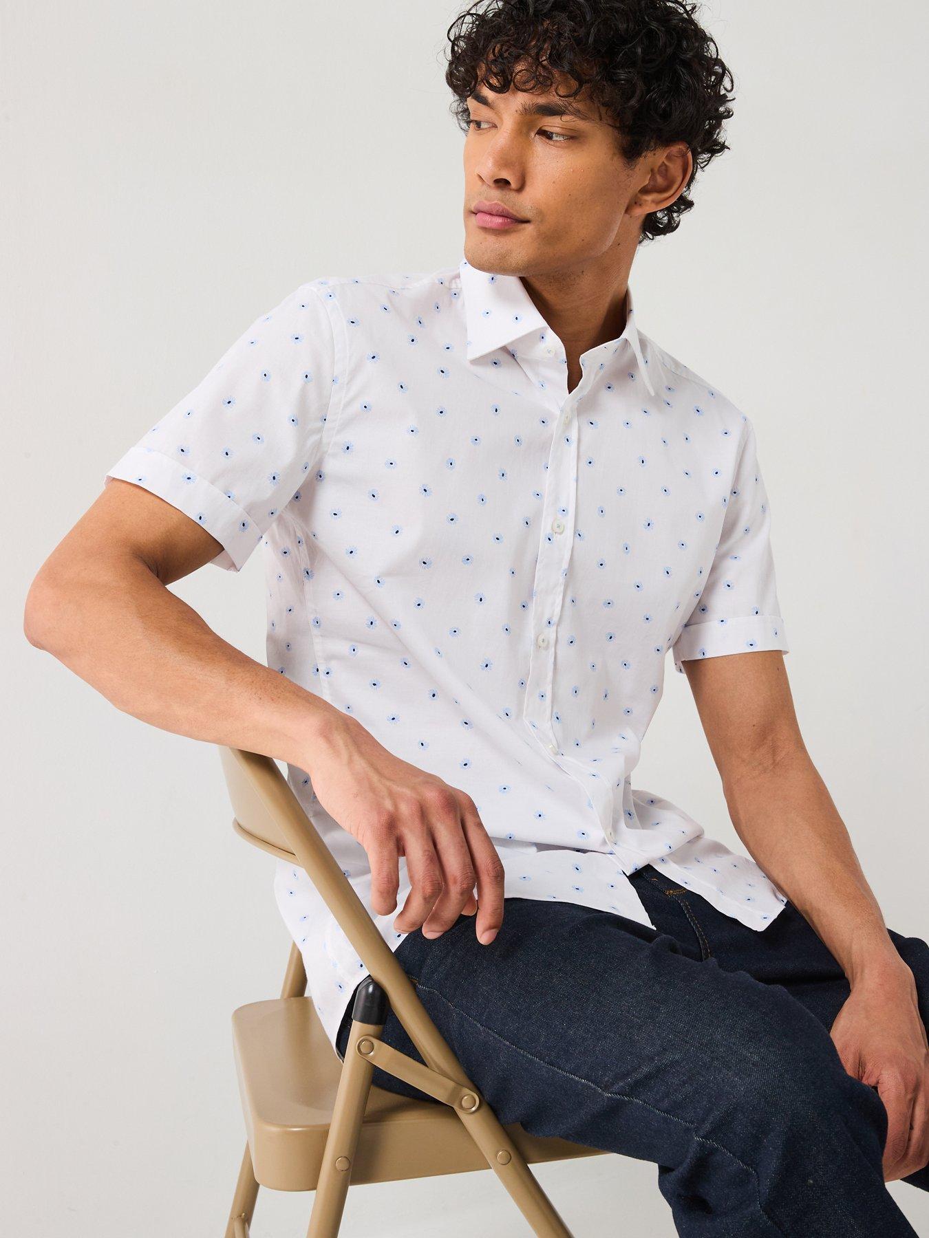 boss-h-hank-polka-dot-short-sleeve-shirt--light-blueoutfit