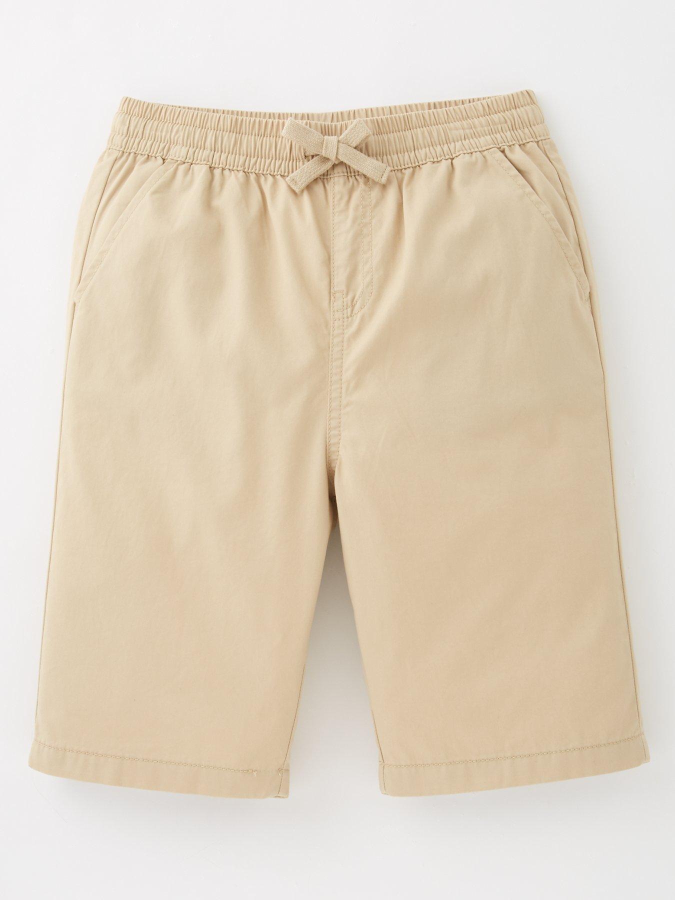Image of V by Very Boys Poplin Shorts - Stone Beige