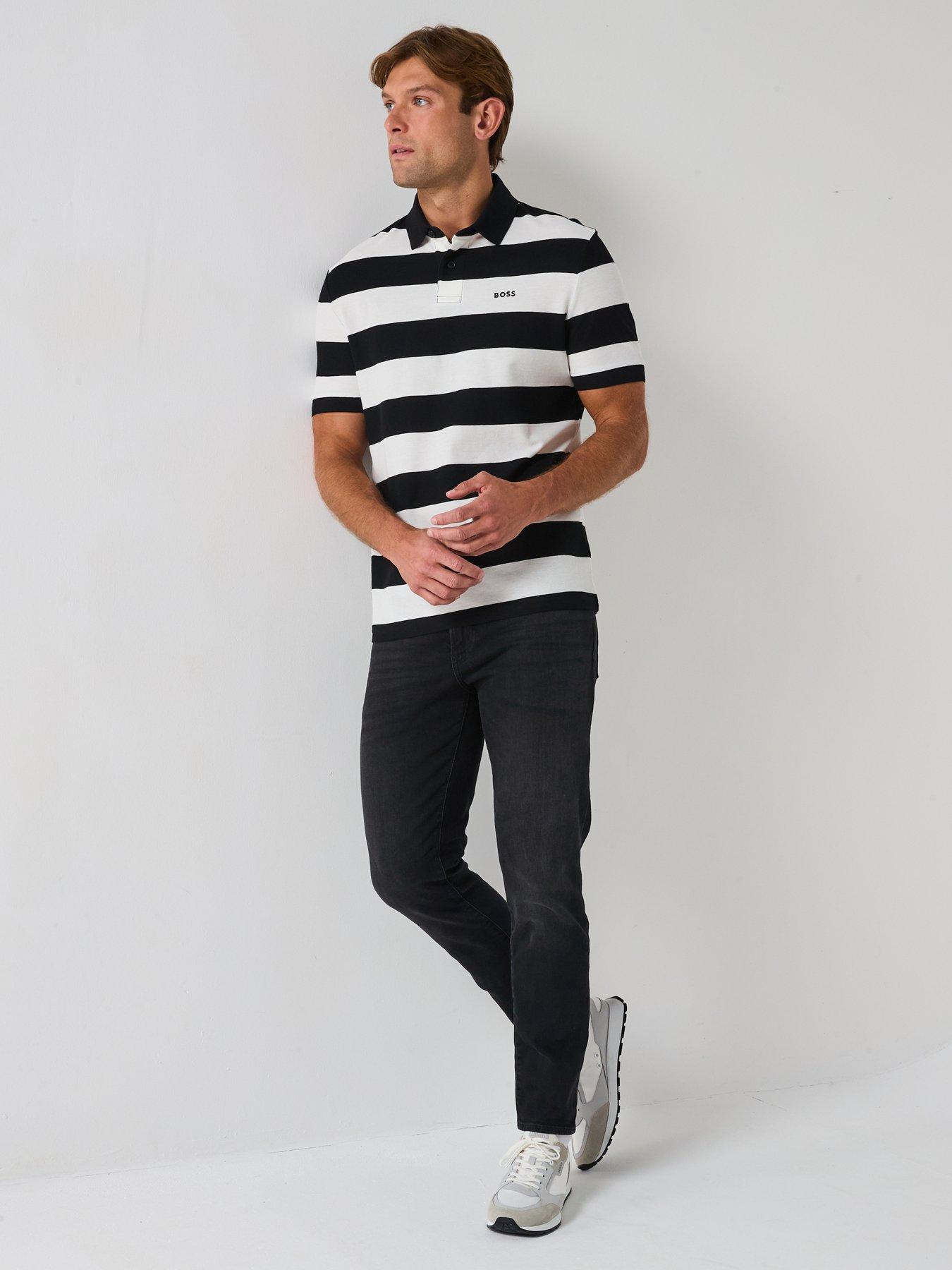 Image 3 of 6 of BOSS Onyx Bo Tapered Fit Jeans- Black