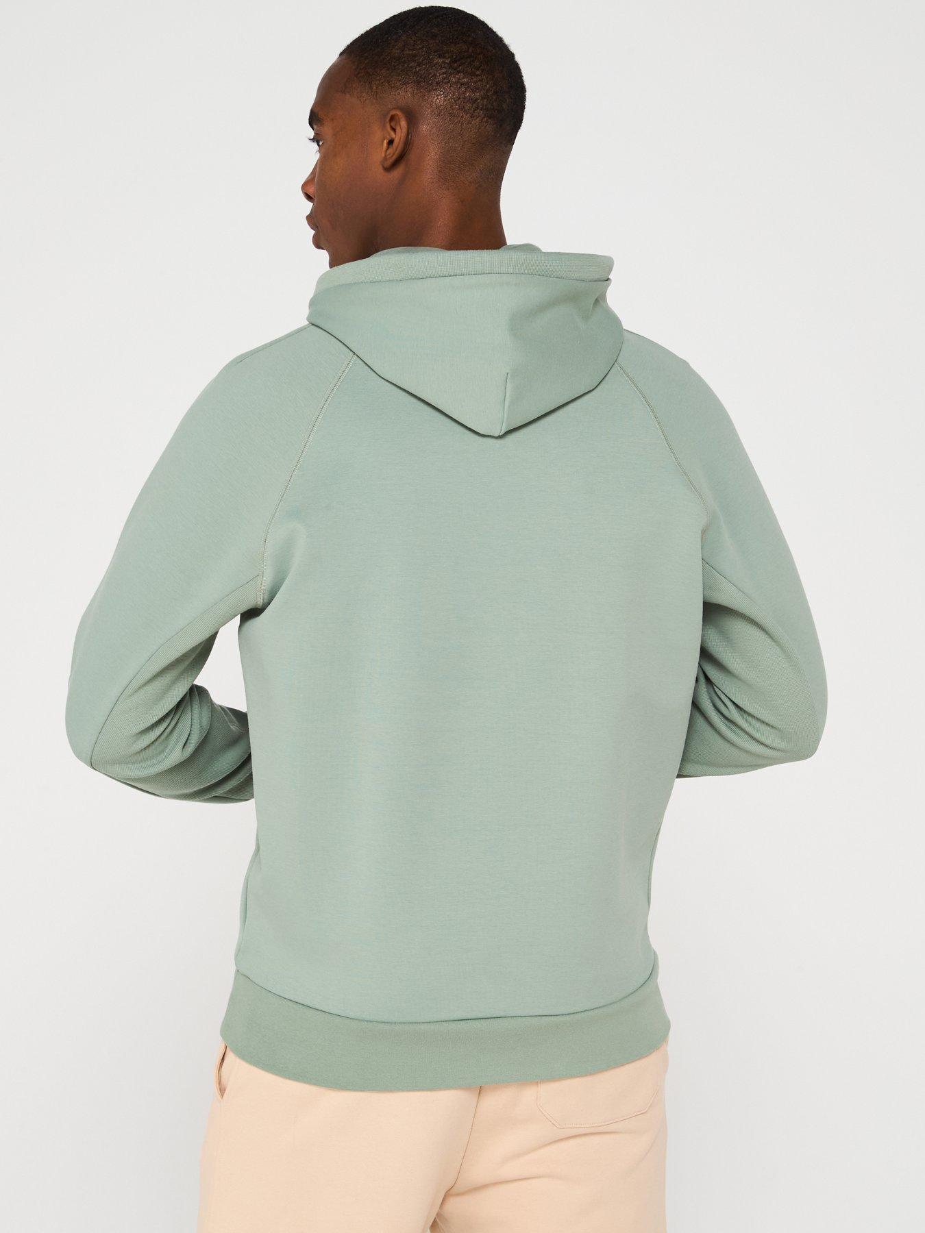 boss-soody-rib-overhead-hoodie-open-greenstillFront