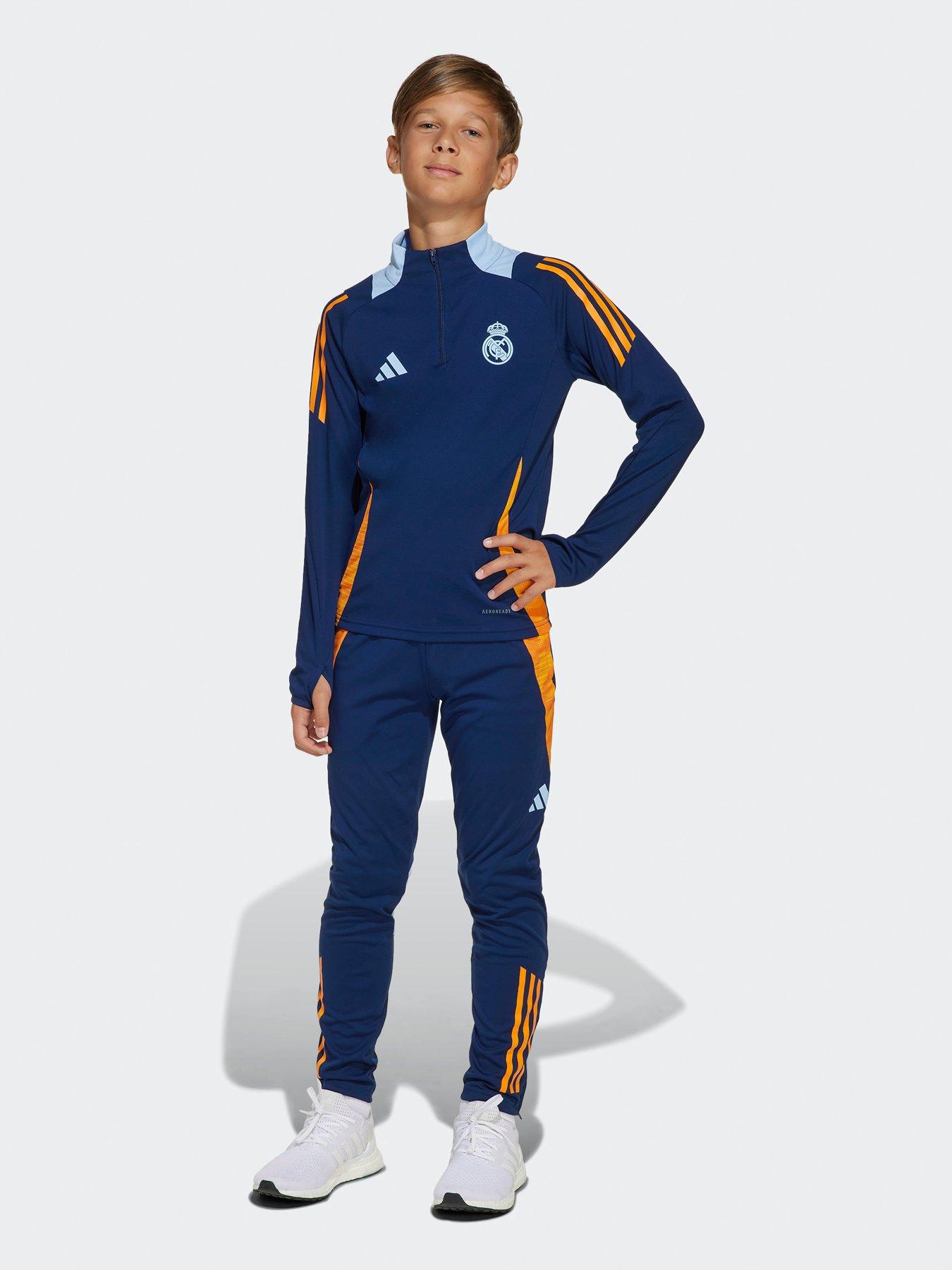 Image 2 of 5 of adidas Real Madrid Junior Training Top- Blue